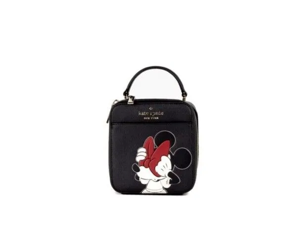 Kate Spade Women's Disney Minnie Mouse Daisy Vanity Saffiano PVC Crossbody Handbag