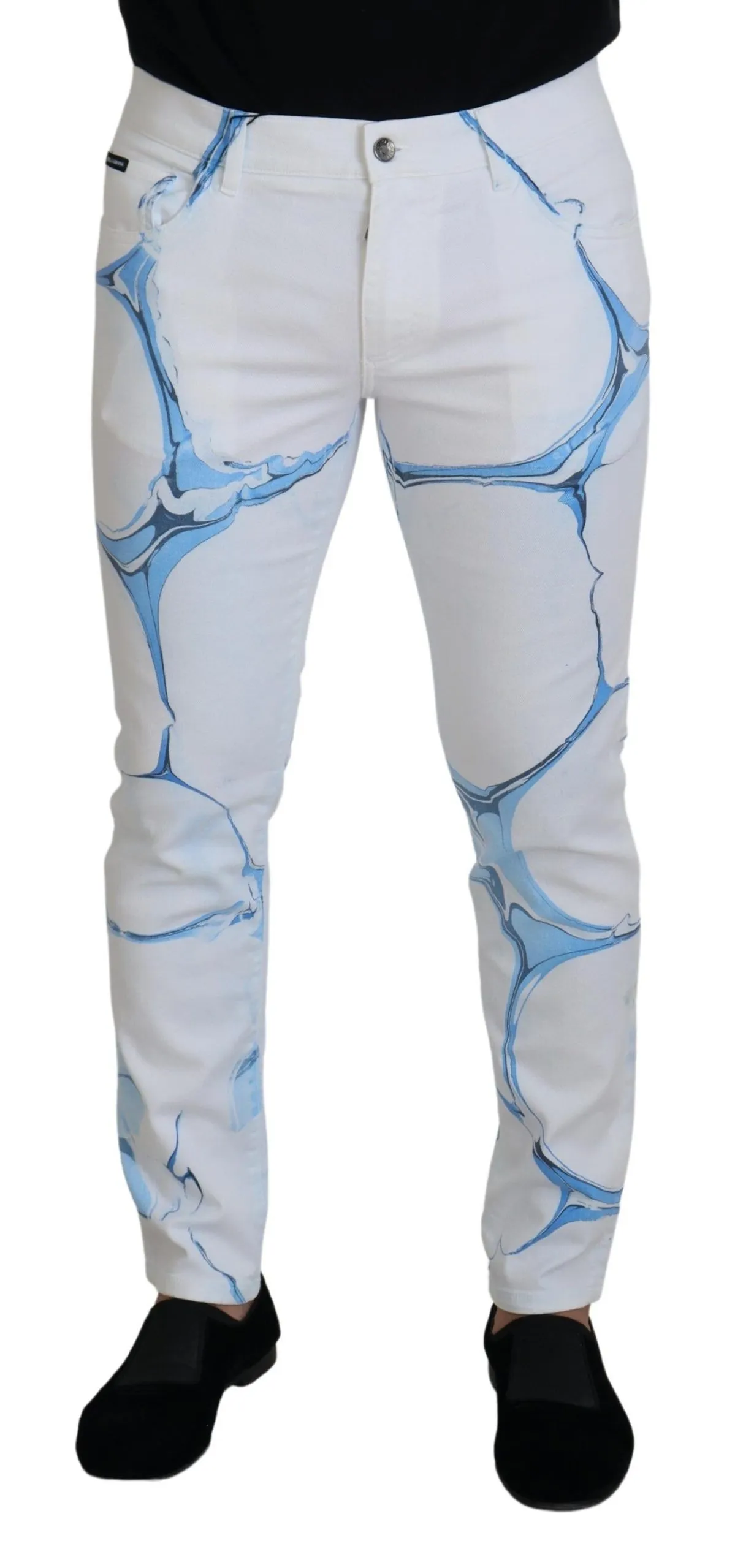 Dolce & Gabbana Men's Elegant Slim Fit Casual Jeans