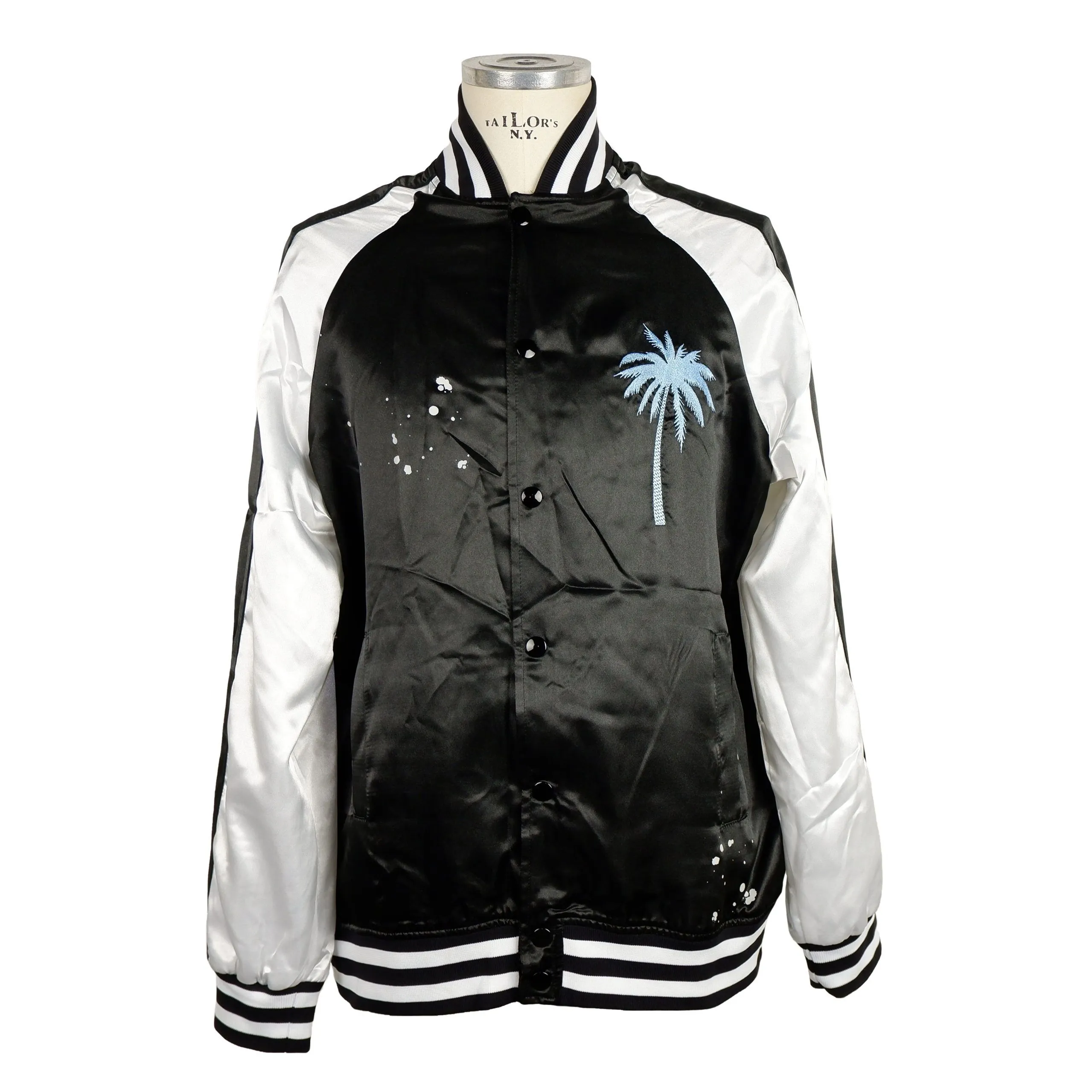 Comme Des Fuckdown Men's Sleek Satin Embroidered Jacket