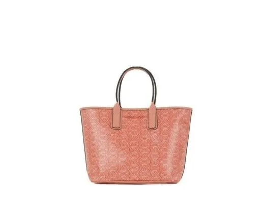 Michael Kors Women's Jodie Small Sherbert Jacquard Logo Recycled Polyester Tote Handbag