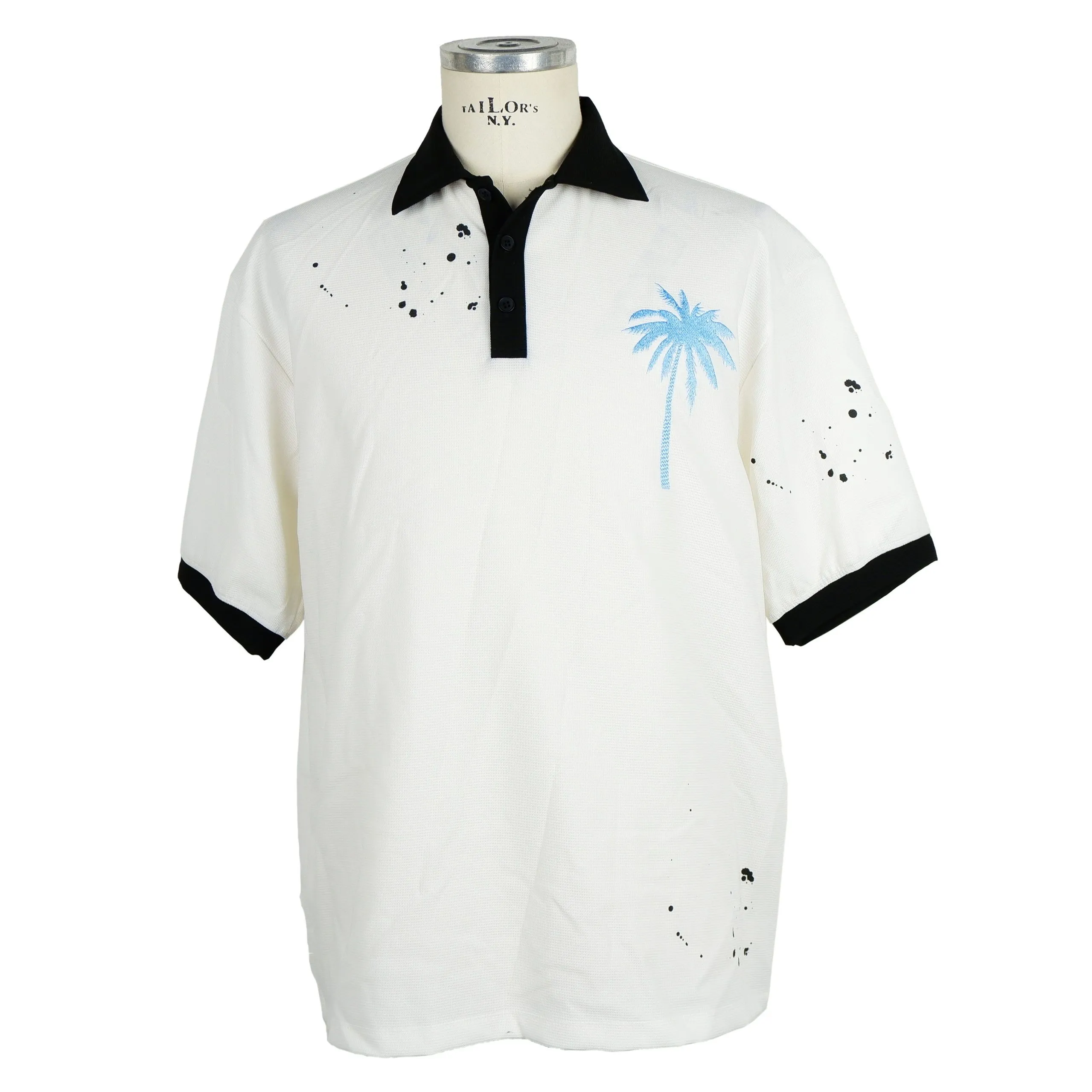 Comme Des Fuckdown Men's Graphic Polo with Palm Embroidery