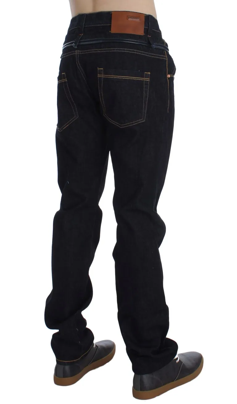 Acht Men's Elegant Straight Fit Mens Luxury Jeans