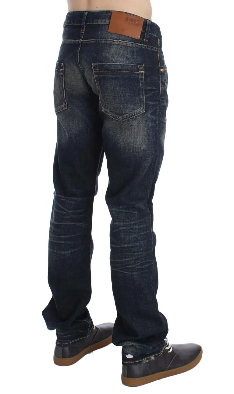 Acht Men's Elegant Straight Fit Low Waist Men's Jeans