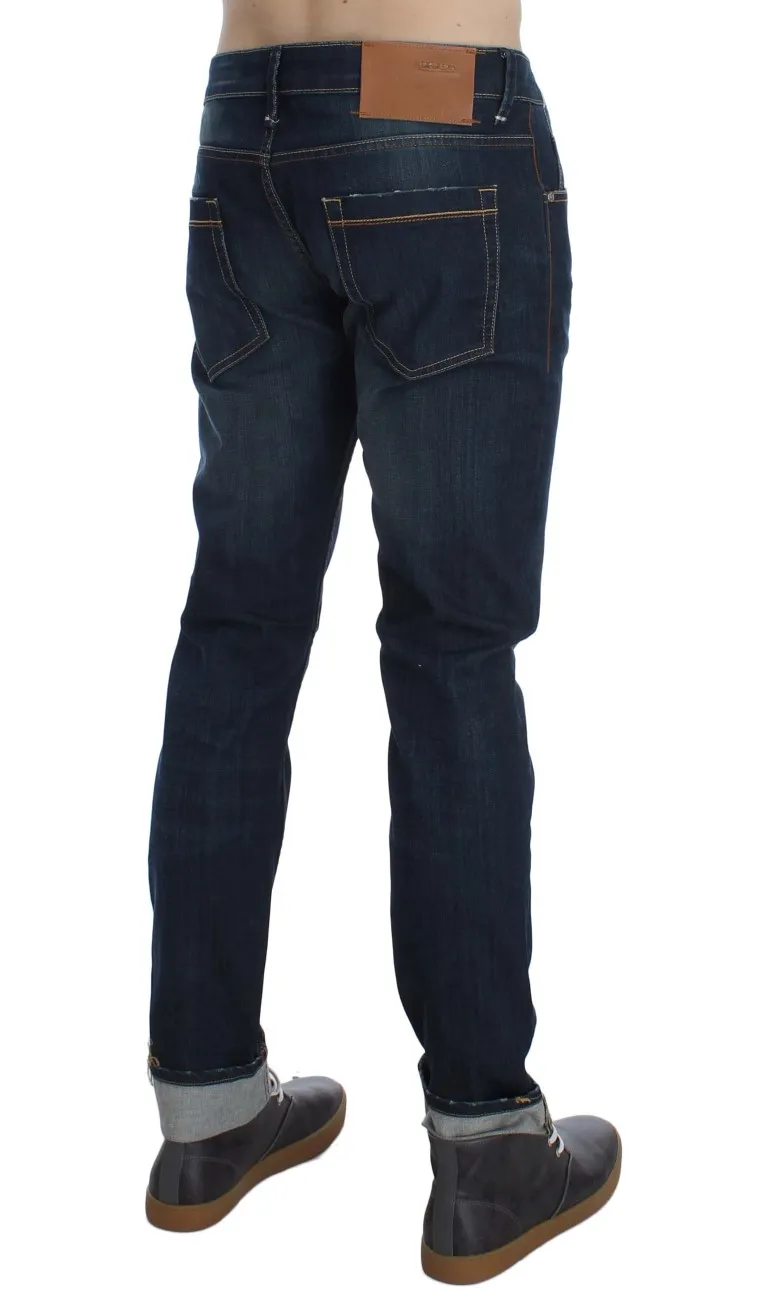 Acht Men's Elegant Slim Skinny Fit Men's Jeans