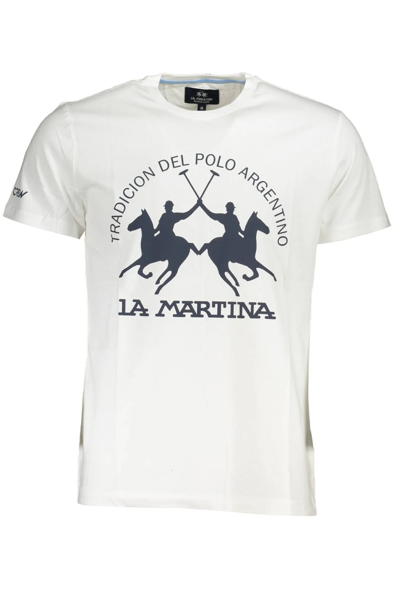La Martina White Cotton Men T-Shirt