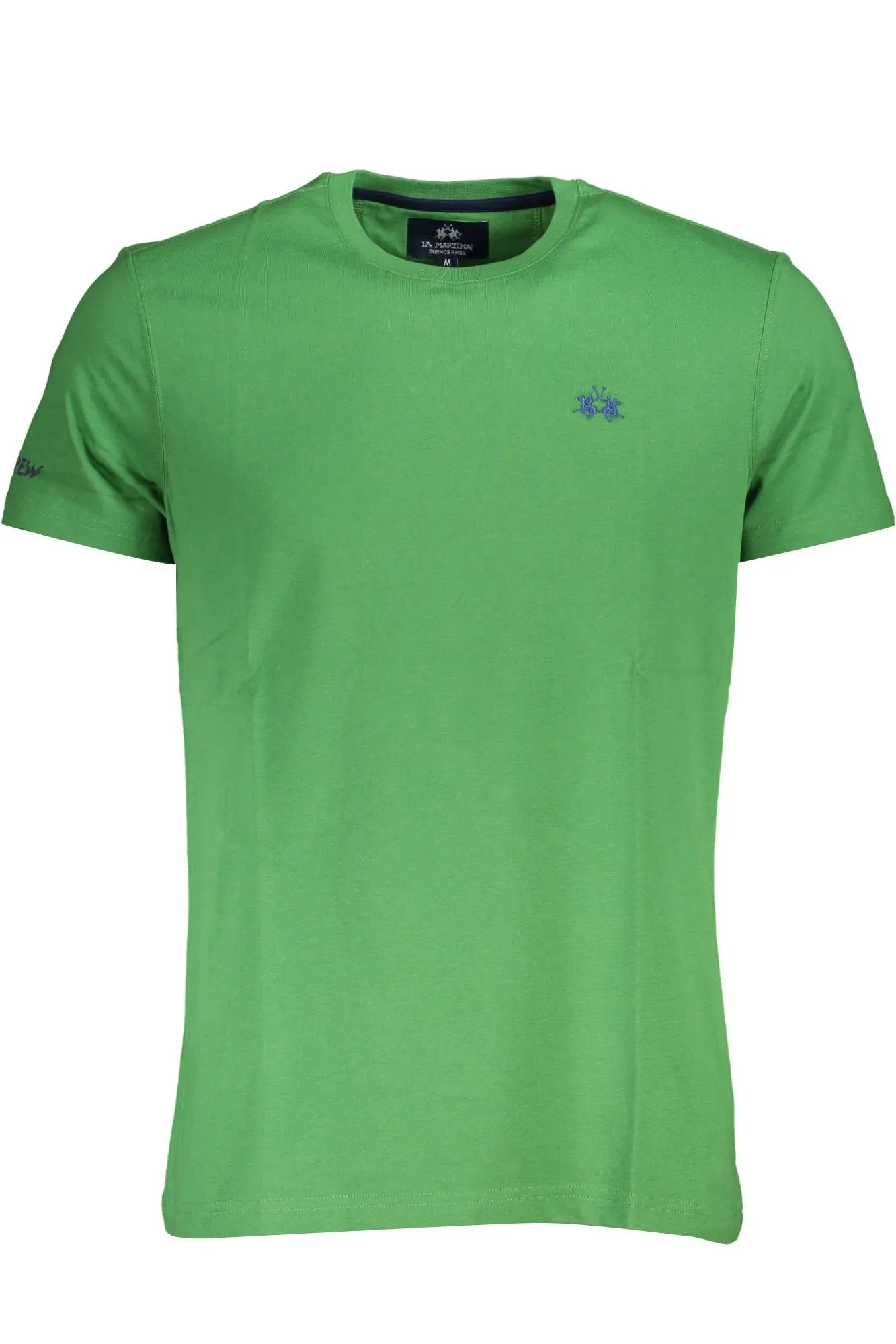 La Martina Green Cotton Men T-Shirt