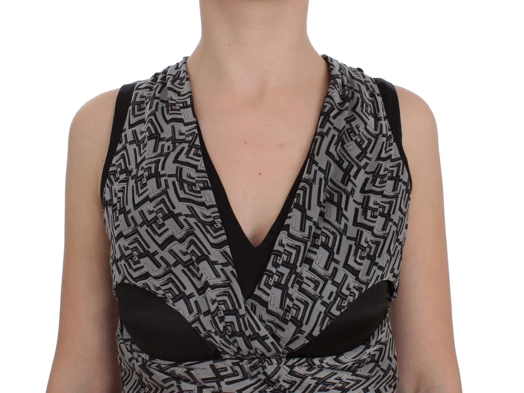 Karl Lagerfeld Women's Elegant Silk Blouse with Logo Detailing