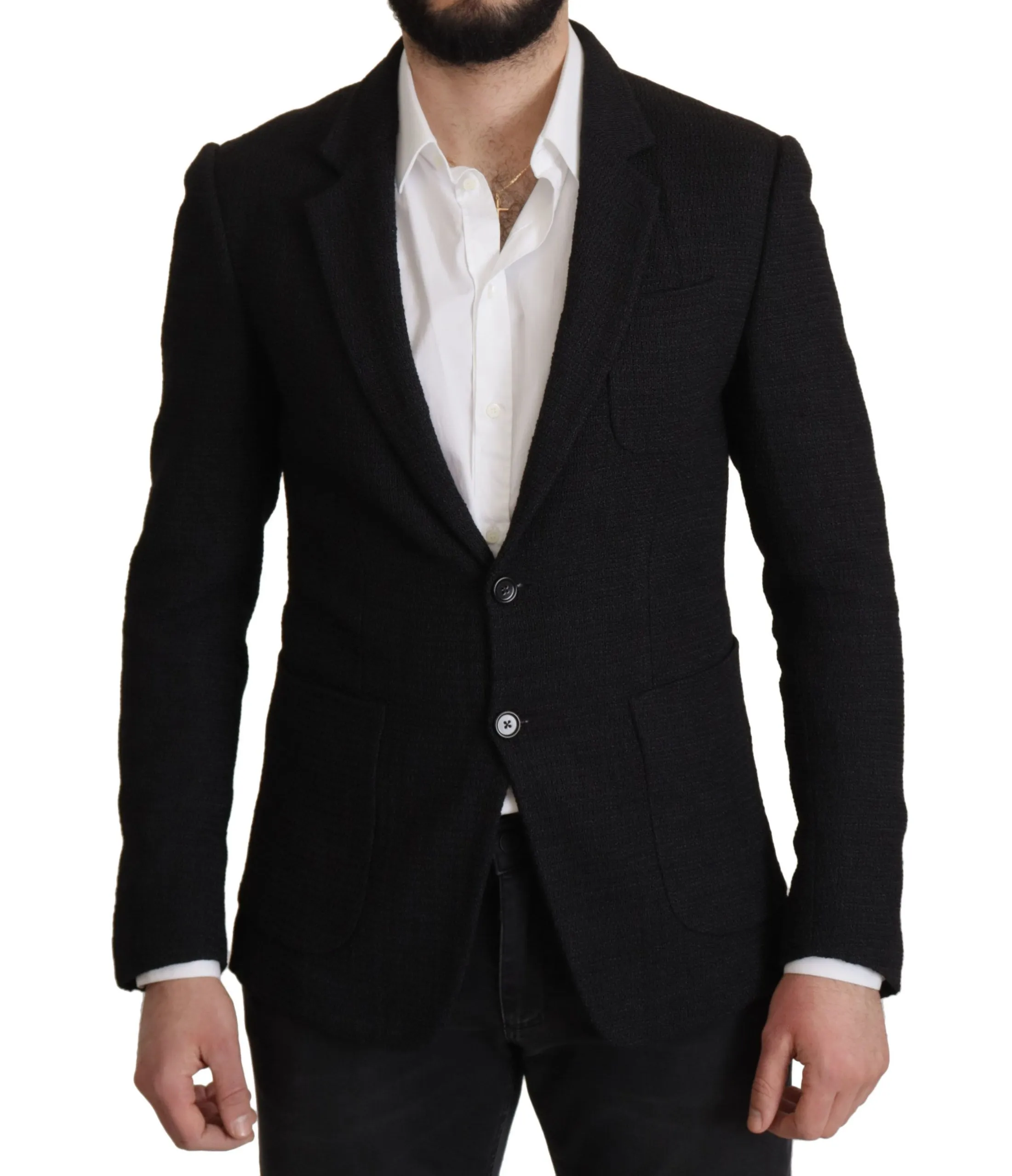 Dolce & Gabbana Men's Elegant Single Breasted Wool Blazer