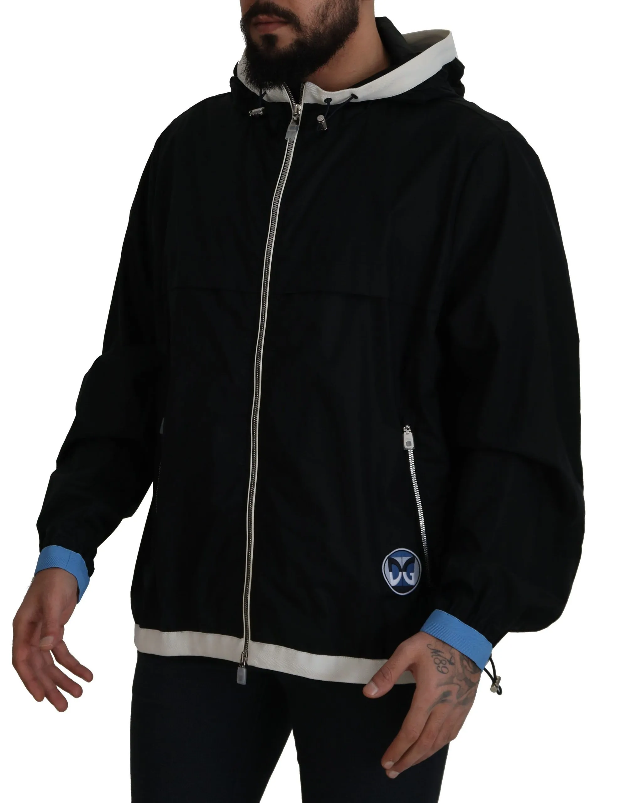 Dolce & Gabbana Men's Elegant Cotton Zip Bomber Jacket