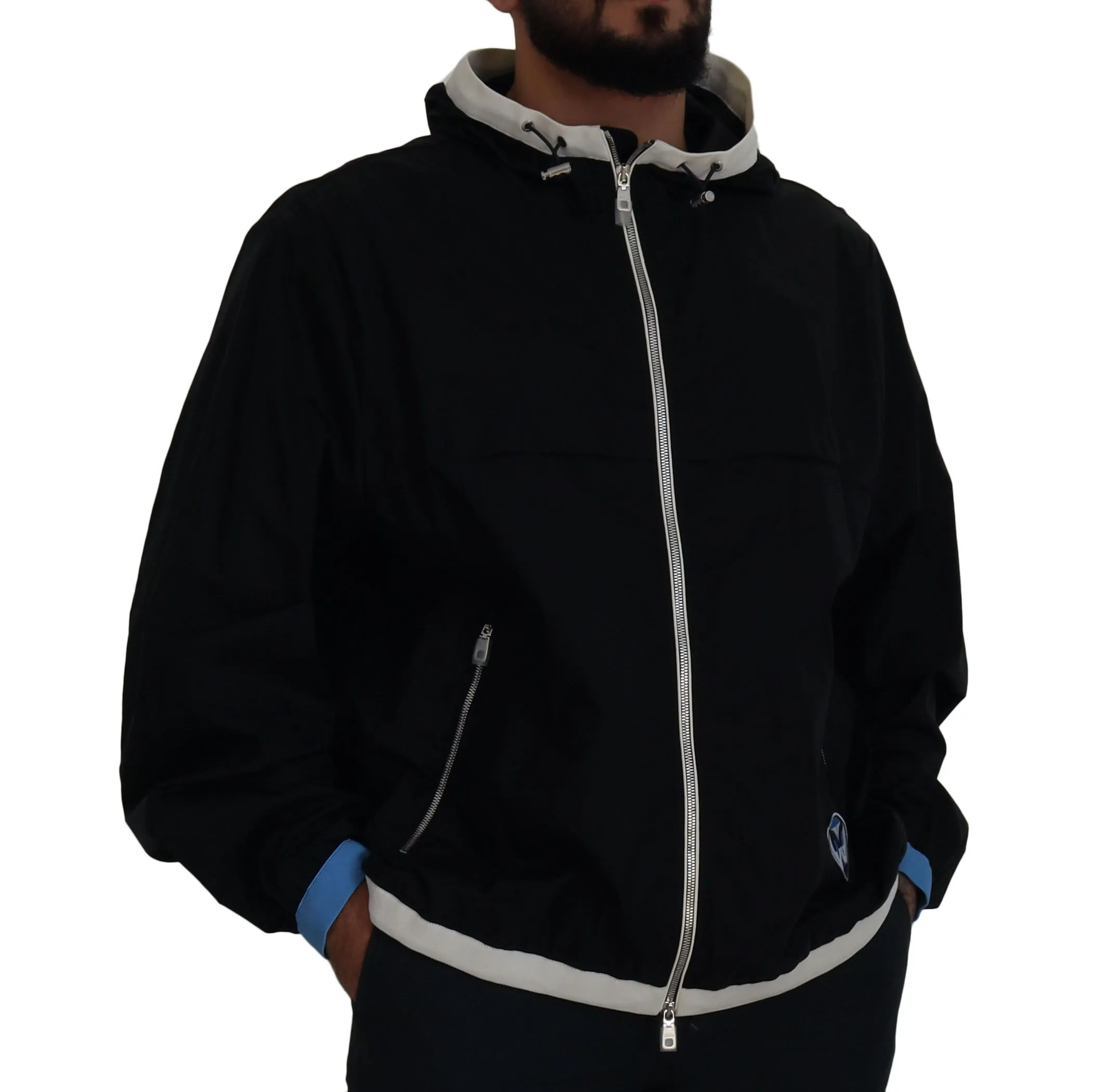 Dolce & Gabbana Men's Elegant Cotton Zip Bomber Jacket