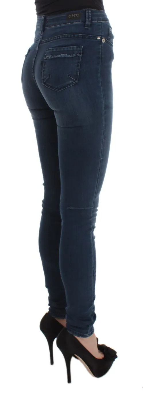 Costume National Women's Sleek Slim Fit Italian Designer Jeans