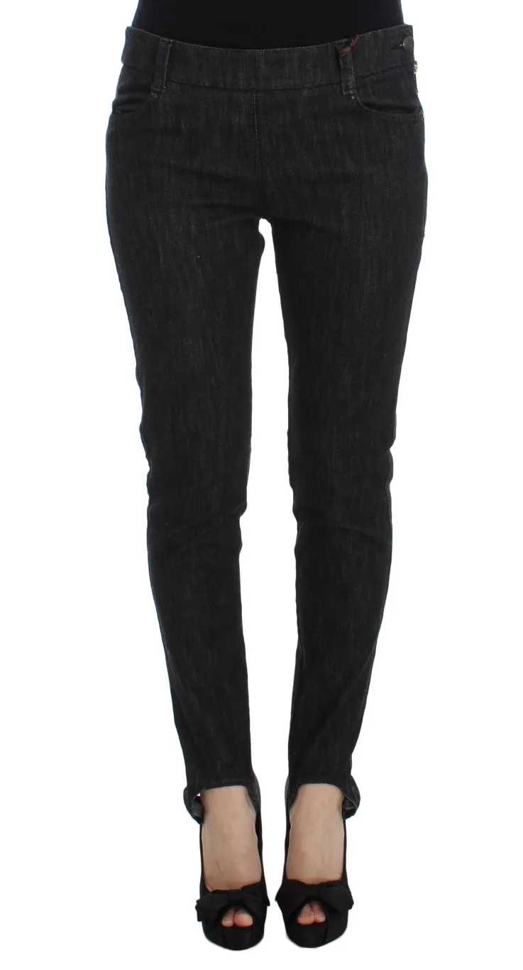 Ermanno Scervino Women's Elegant Slim Fit Blue Jeans