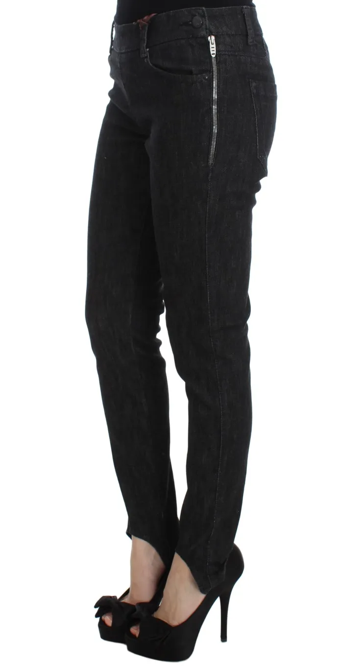 Ermanno Scervino Women's Elegant Slim Fit Blue Jeans