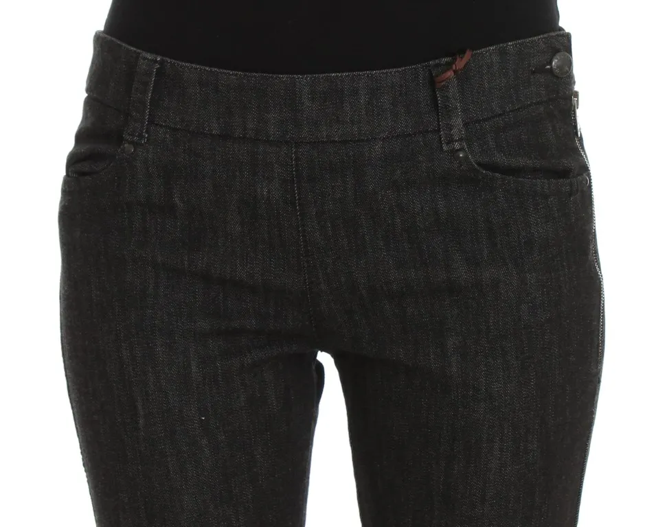 Ermanno Scervino Women's Elegant Slim Fit Blue Jeans