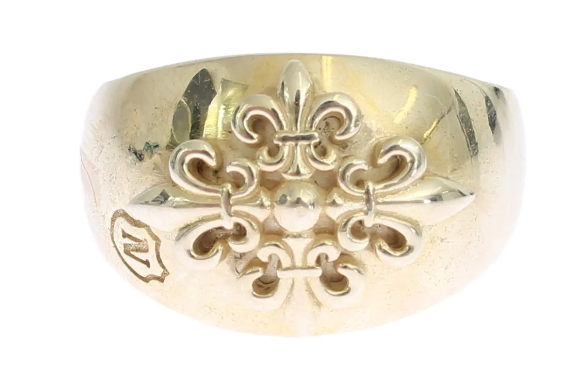Nialaya Men's Silver Statement Mens Ring