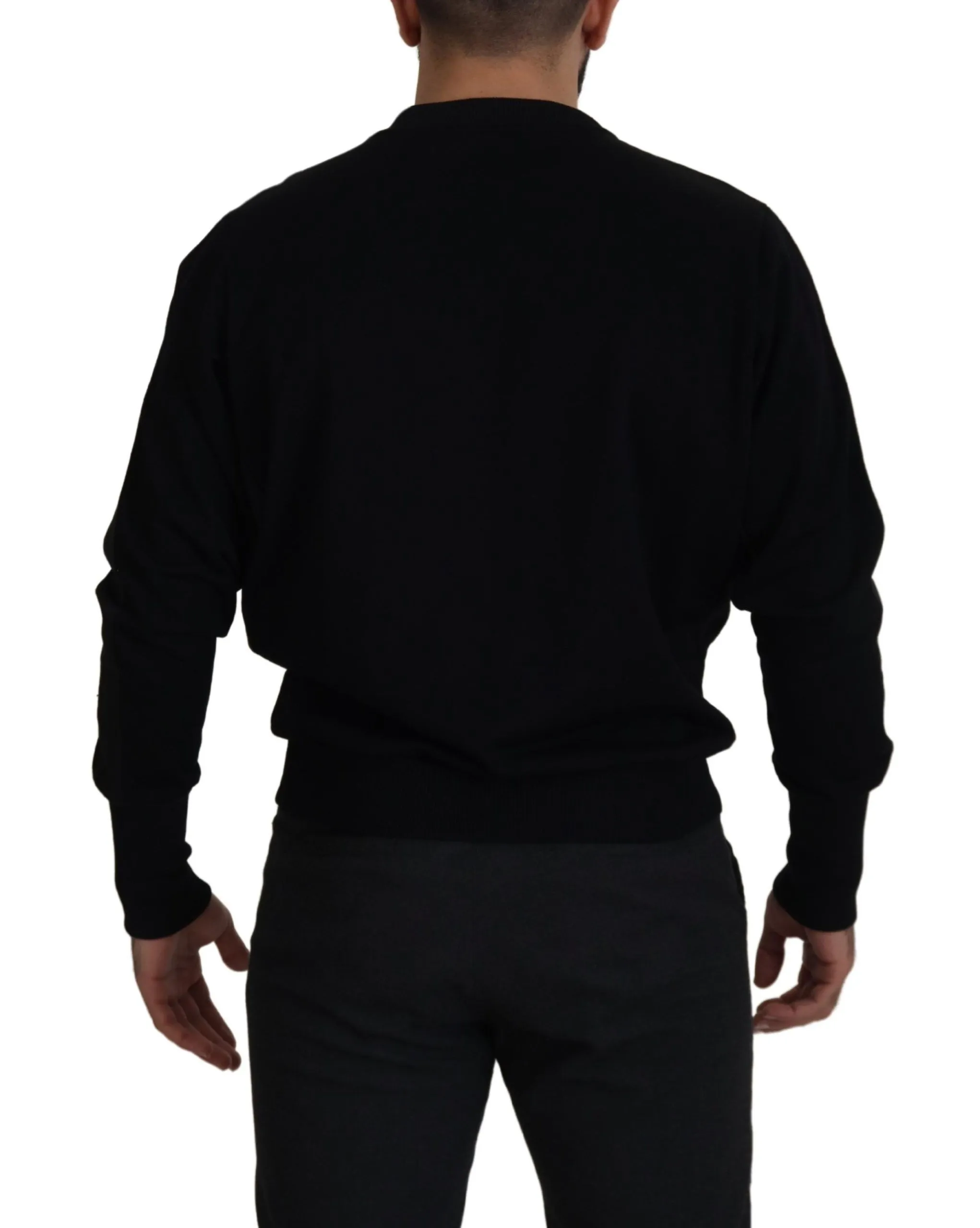 Dolce & Gabbana Men's Elegant Crewneck Cotton Blend Sweater