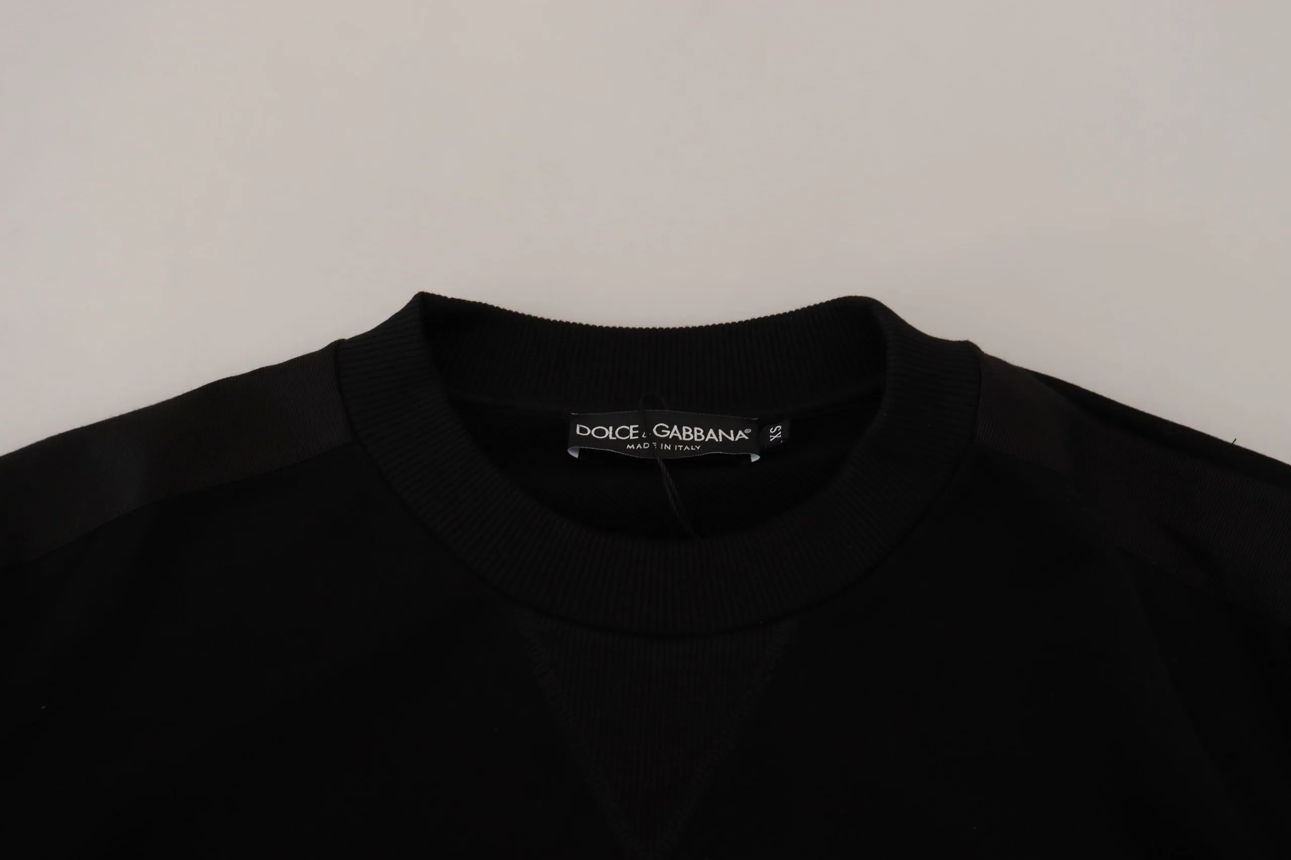 Dolce & Gabbana Men's Elegant Crewneck Cotton Blend Sweater