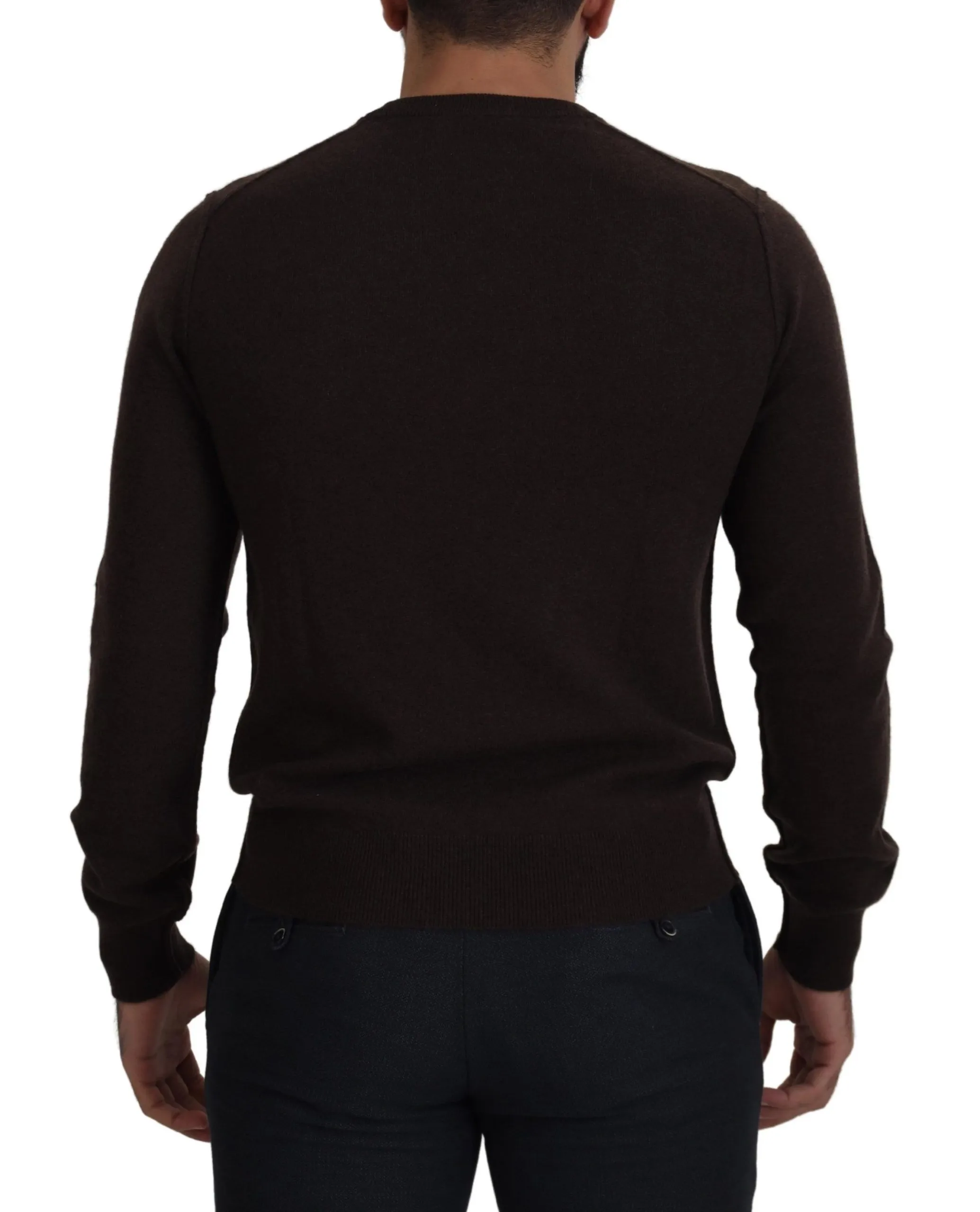 Dolce & Gabbana Men's Elegant Cashmere Crew Neck Sweater