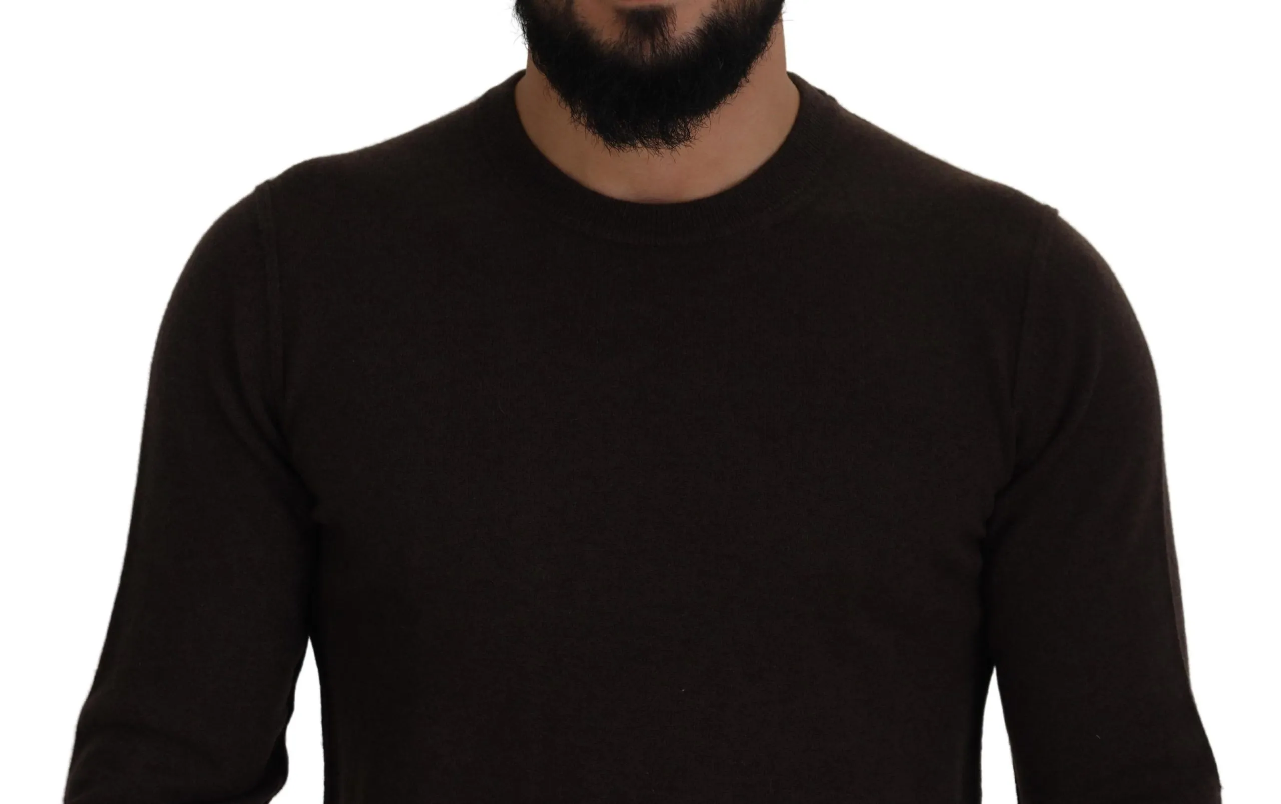 Dolce & Gabbana Men's Elegant Cashmere Crew Neck Sweater