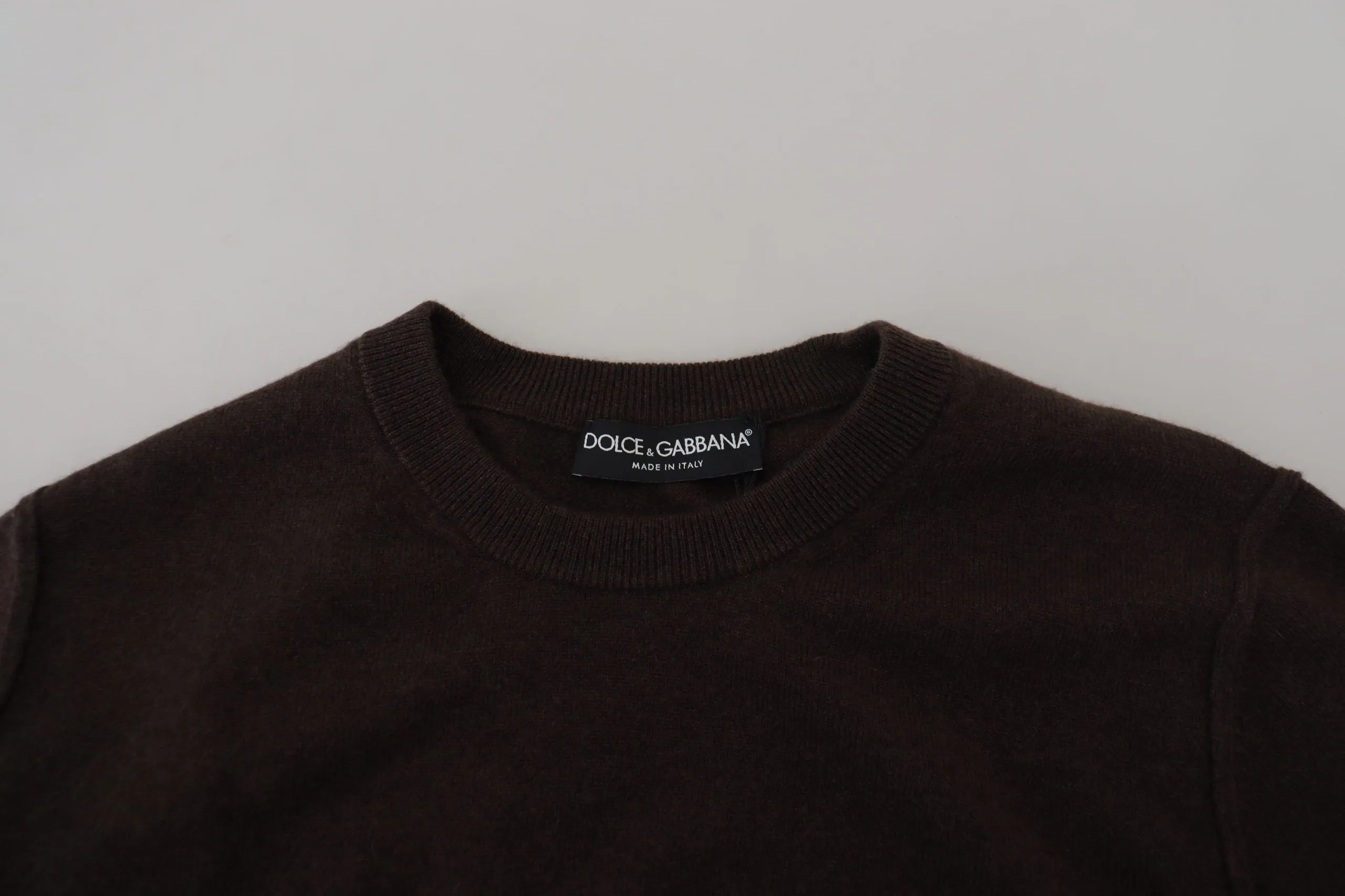 Dolce & Gabbana Men's Elegant Cashmere Crew Neck Sweater