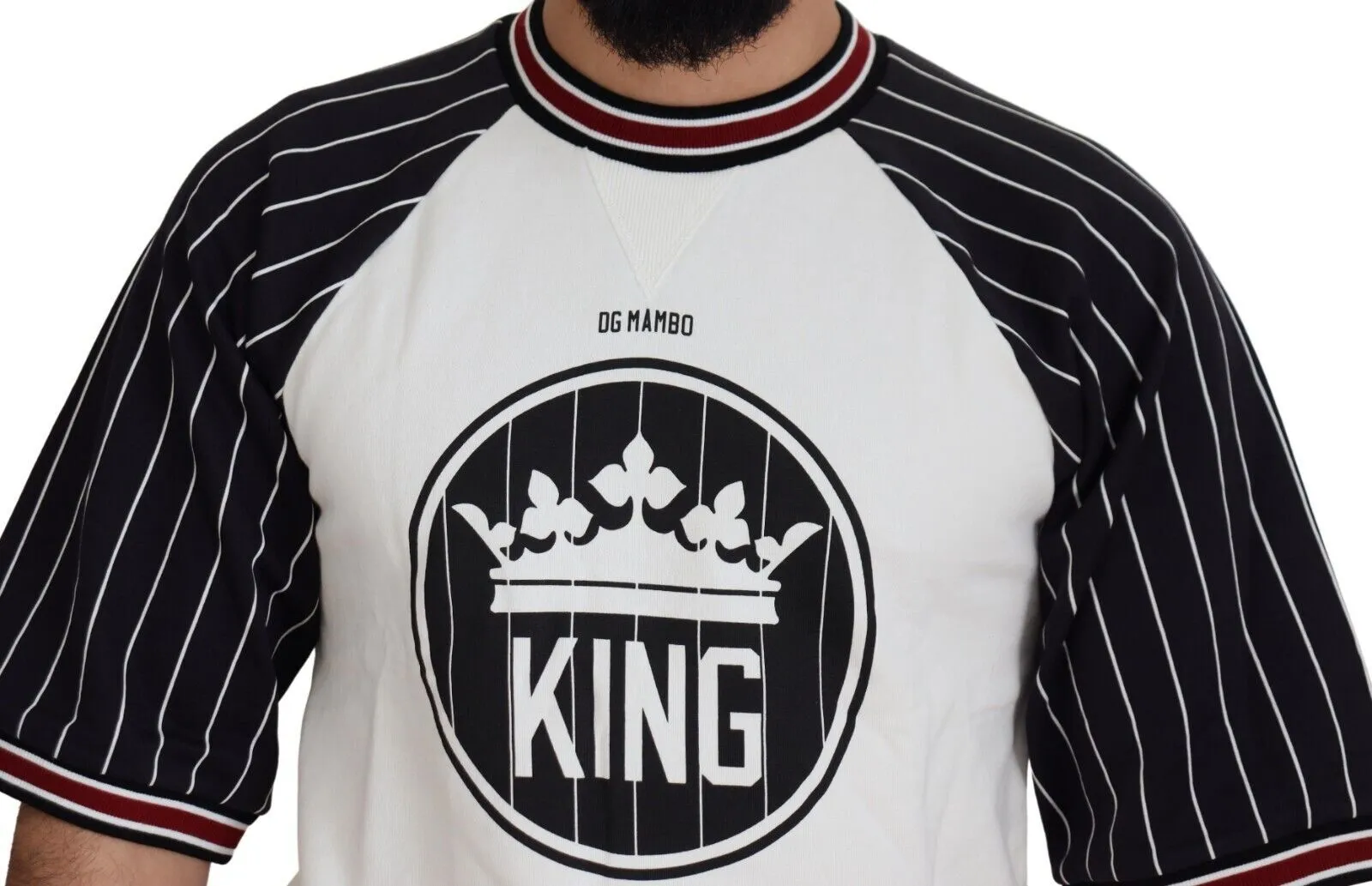 Dolce & Gabbana Men's Regal Chic Cotton DG King Tee