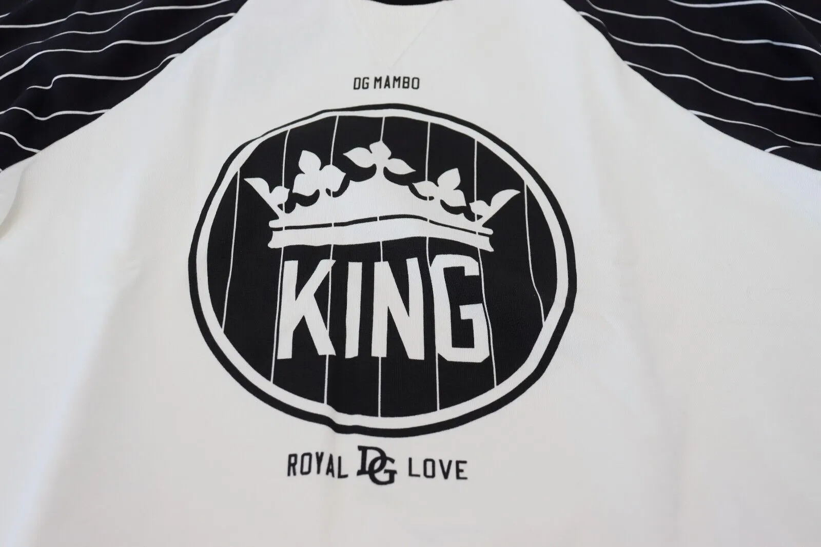 Dolce & Gabbana Men's Regal Chic Cotton DG King Tee