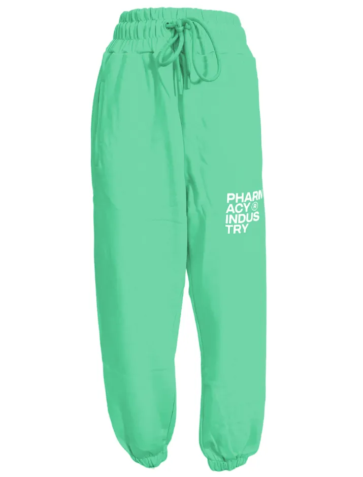 Pharmacy Industry Women's Chic Drawstring Sweatpants in Lush Green