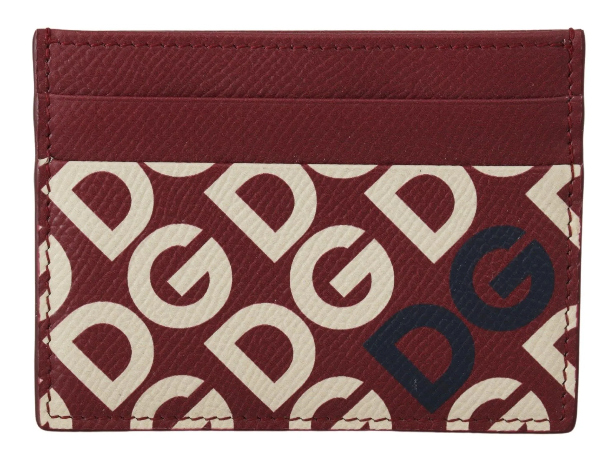 Dolce & Gabbana Women's Elegant Leather Cardholder in Chic Red