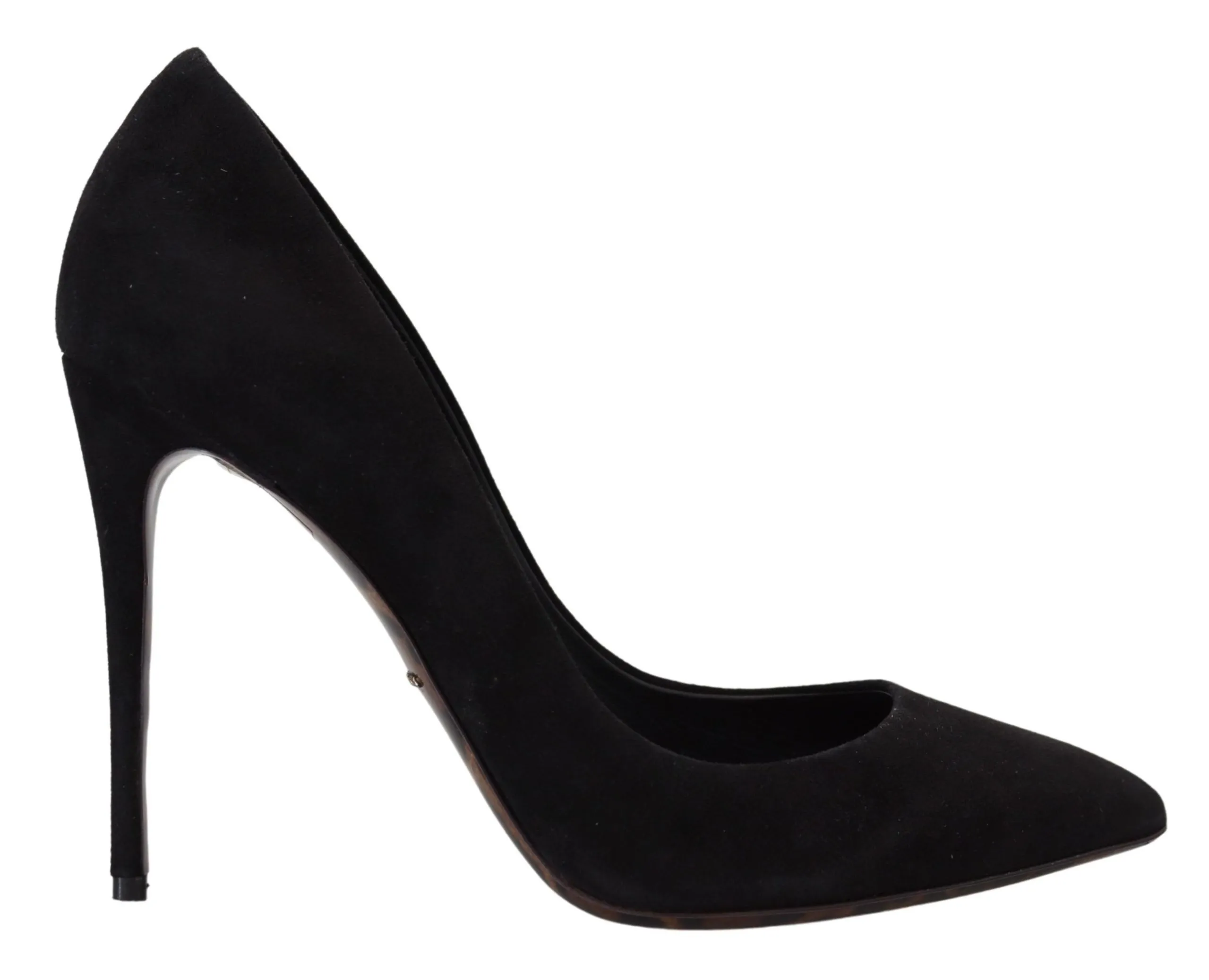 Dolce & Gabbana Women's Elegant Black Suede Stiletto Pumps