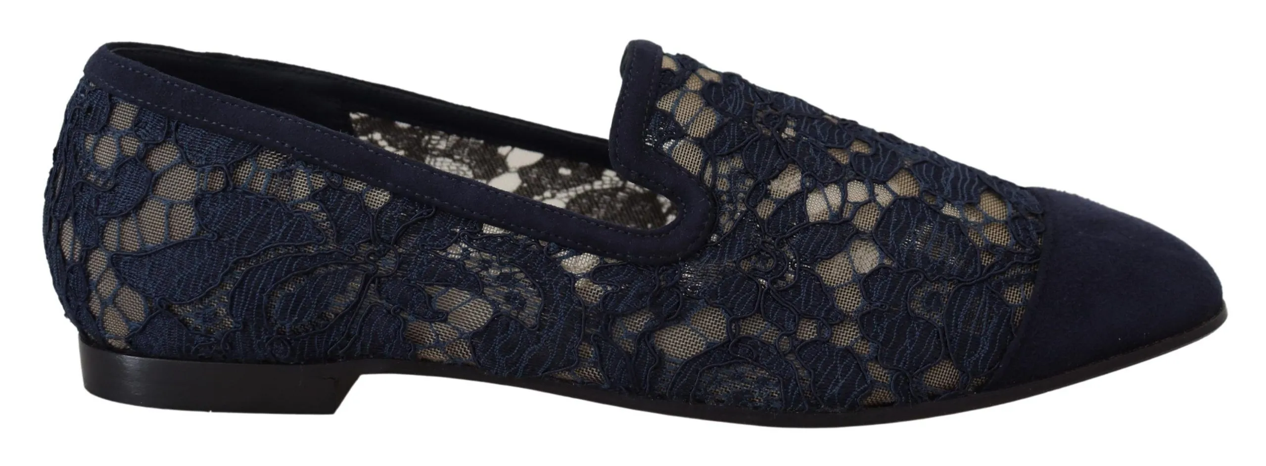 Dolce & Gabbana Women's Elegant Blue Loafers Flats - Summer Chic
