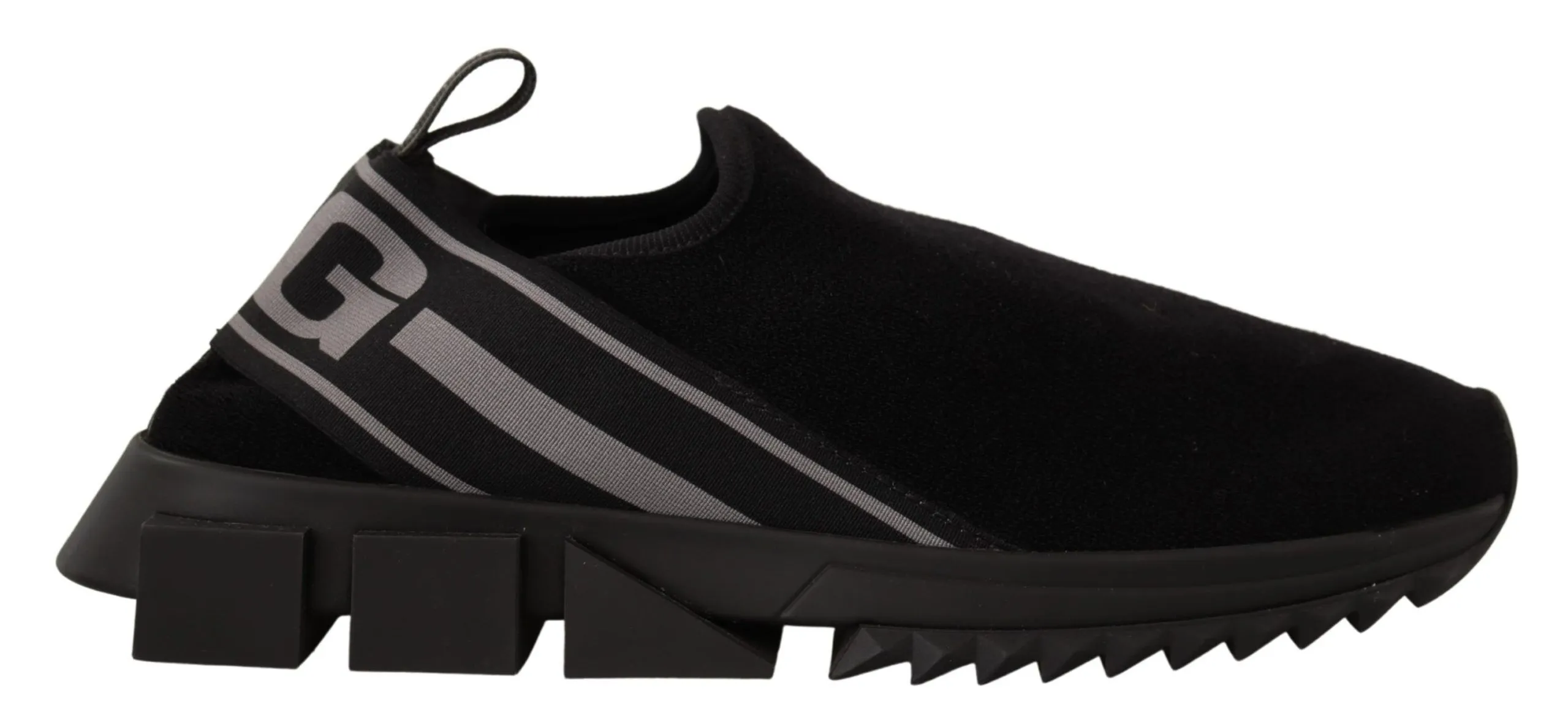 Dolce & Gabbana Men's Sleek Black Low Top Sneakers
