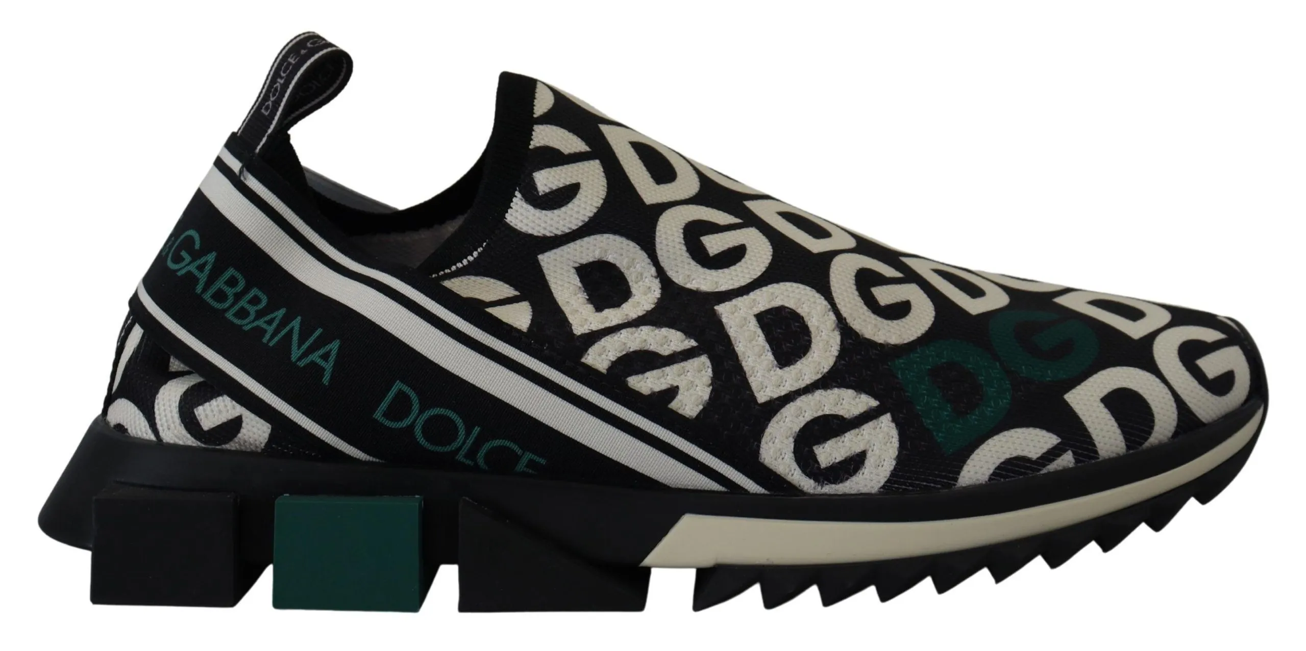 Dolce & Gabbana Men's Elegant Monochrome Logo Sneakers