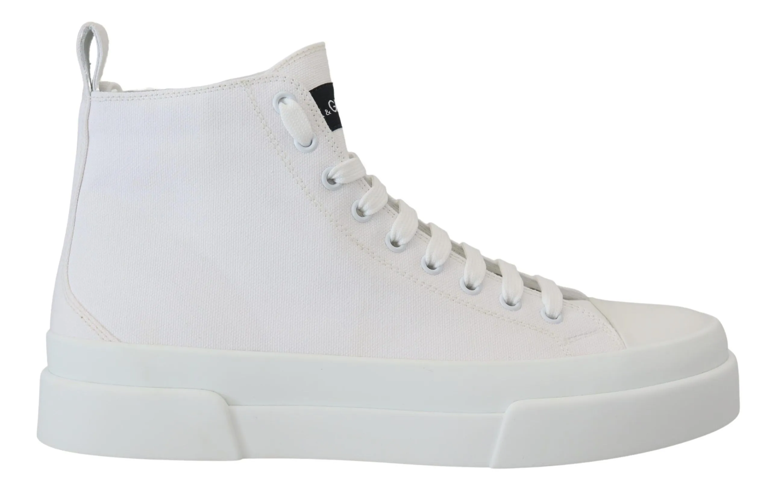 Dolce & Gabbana Men's Elegant High Top Canvas Sneakers
