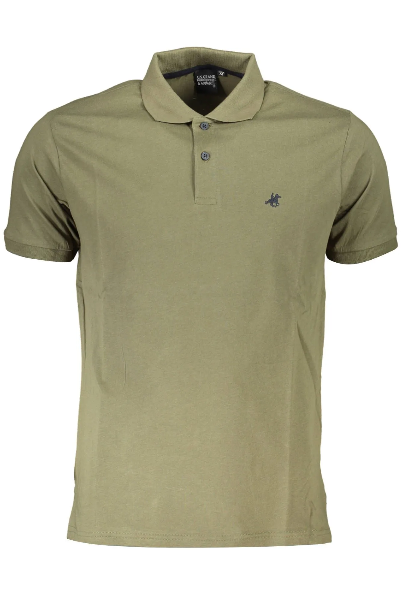 U.S. Grand Polo Green Cotton Men Polo Shirt