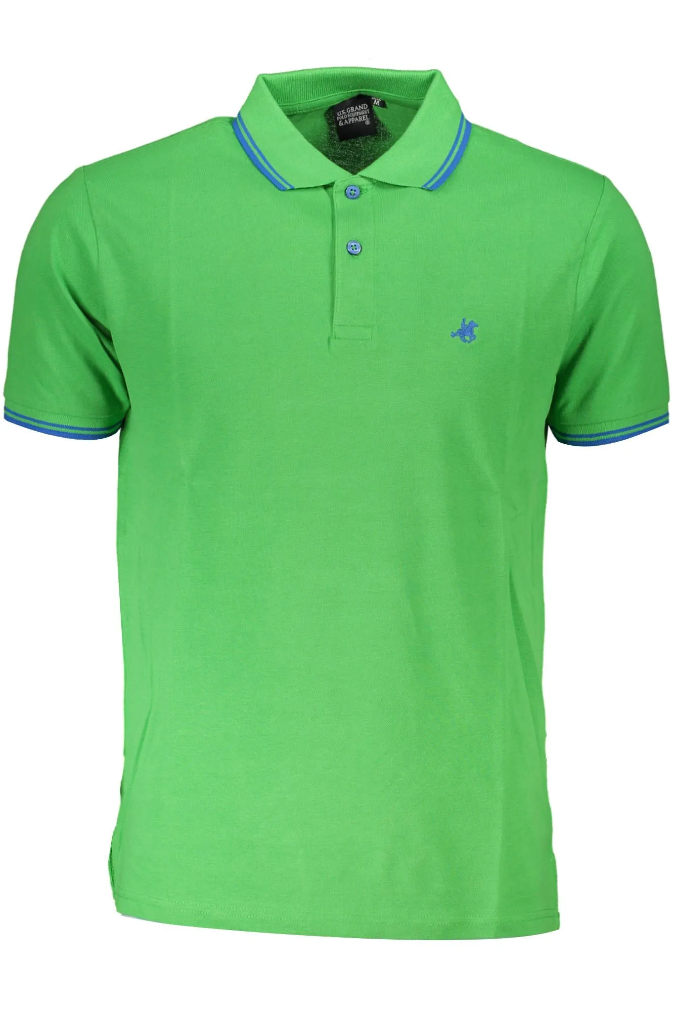 U.S. Grand Polo Green Cotton Men Polo Shirt