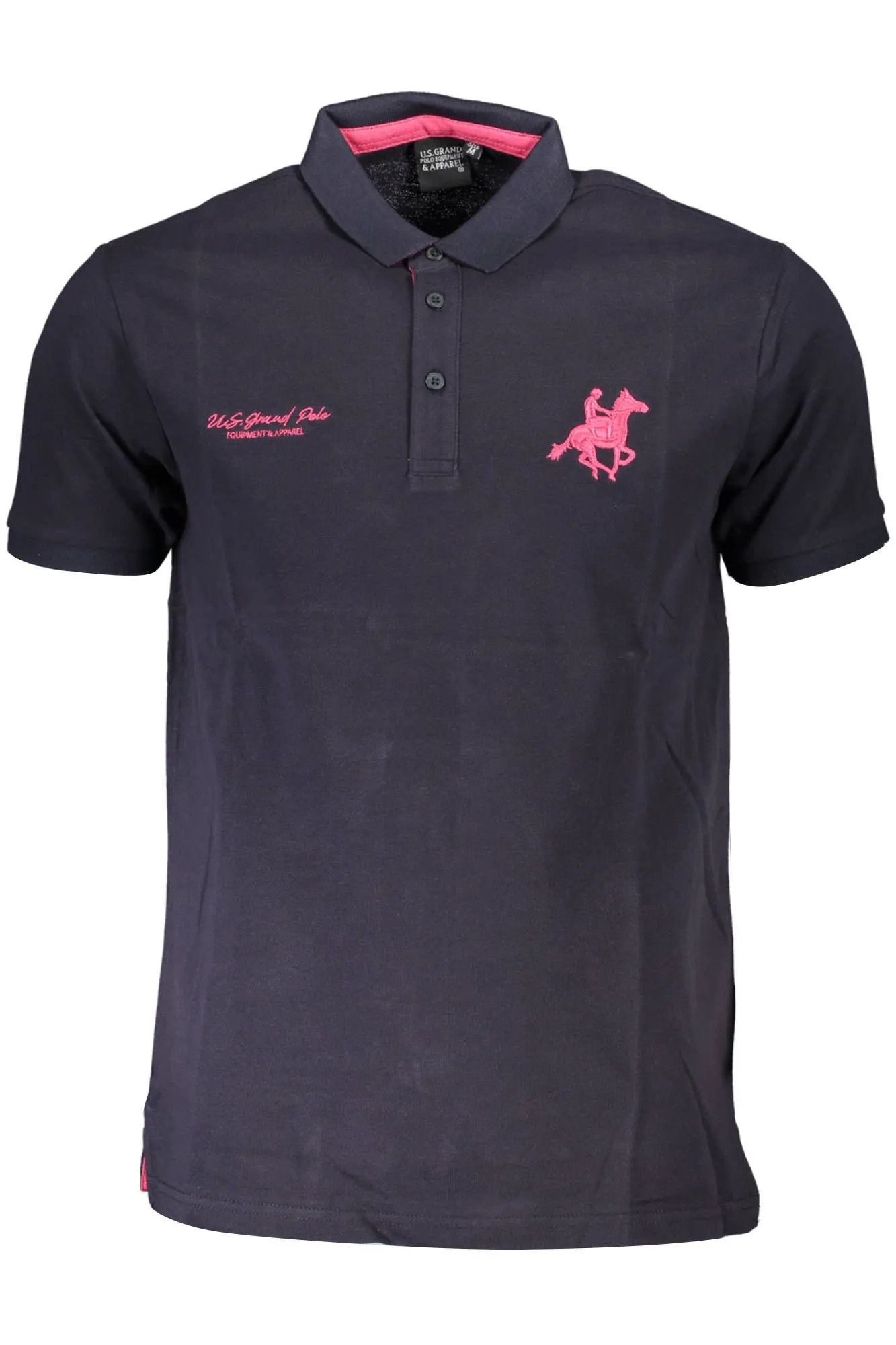 U.S. Grand Polo Blue Cotton Men Polo Shirt