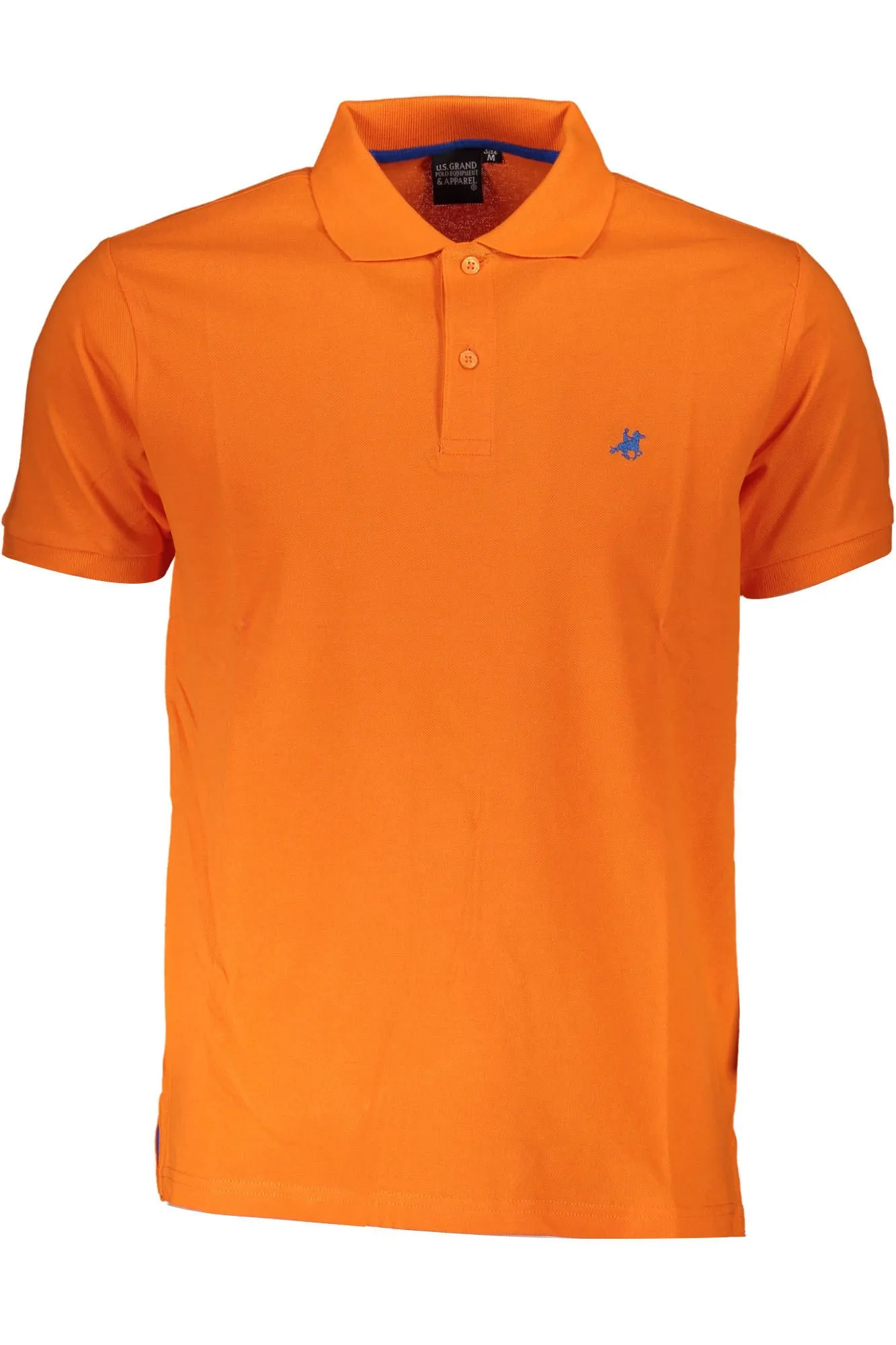 U.S. Grand Polo Orange Cotton Men Polo Shirt