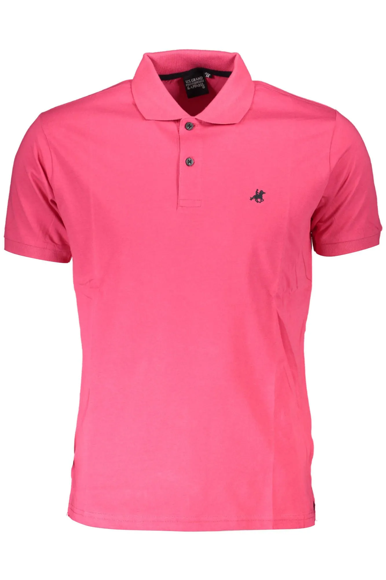 U.S. Grand Polo Pink Cotton Men Polo Shirt