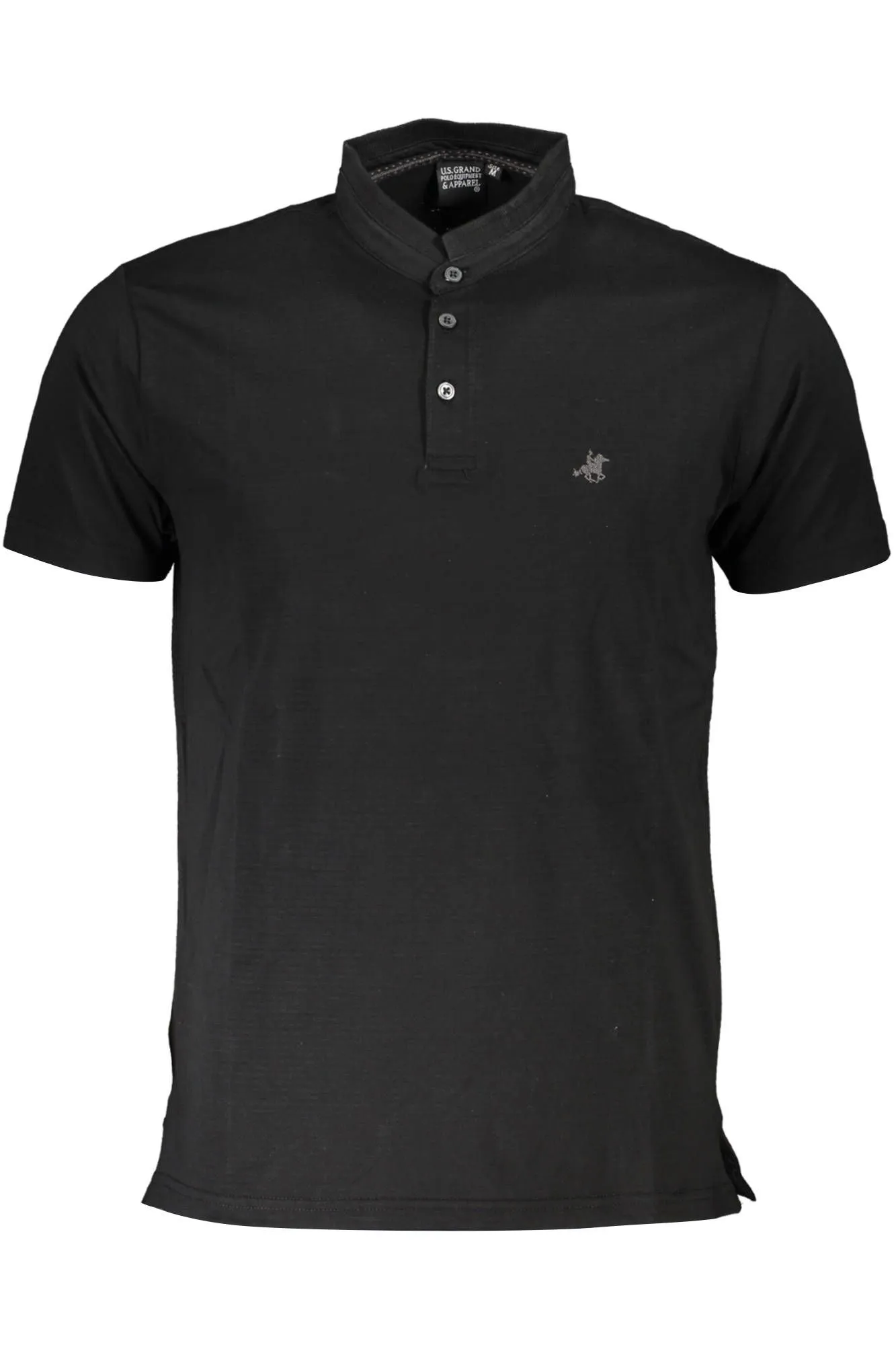 U.S. Grand Polo Black Cotton Men Polo Shirt