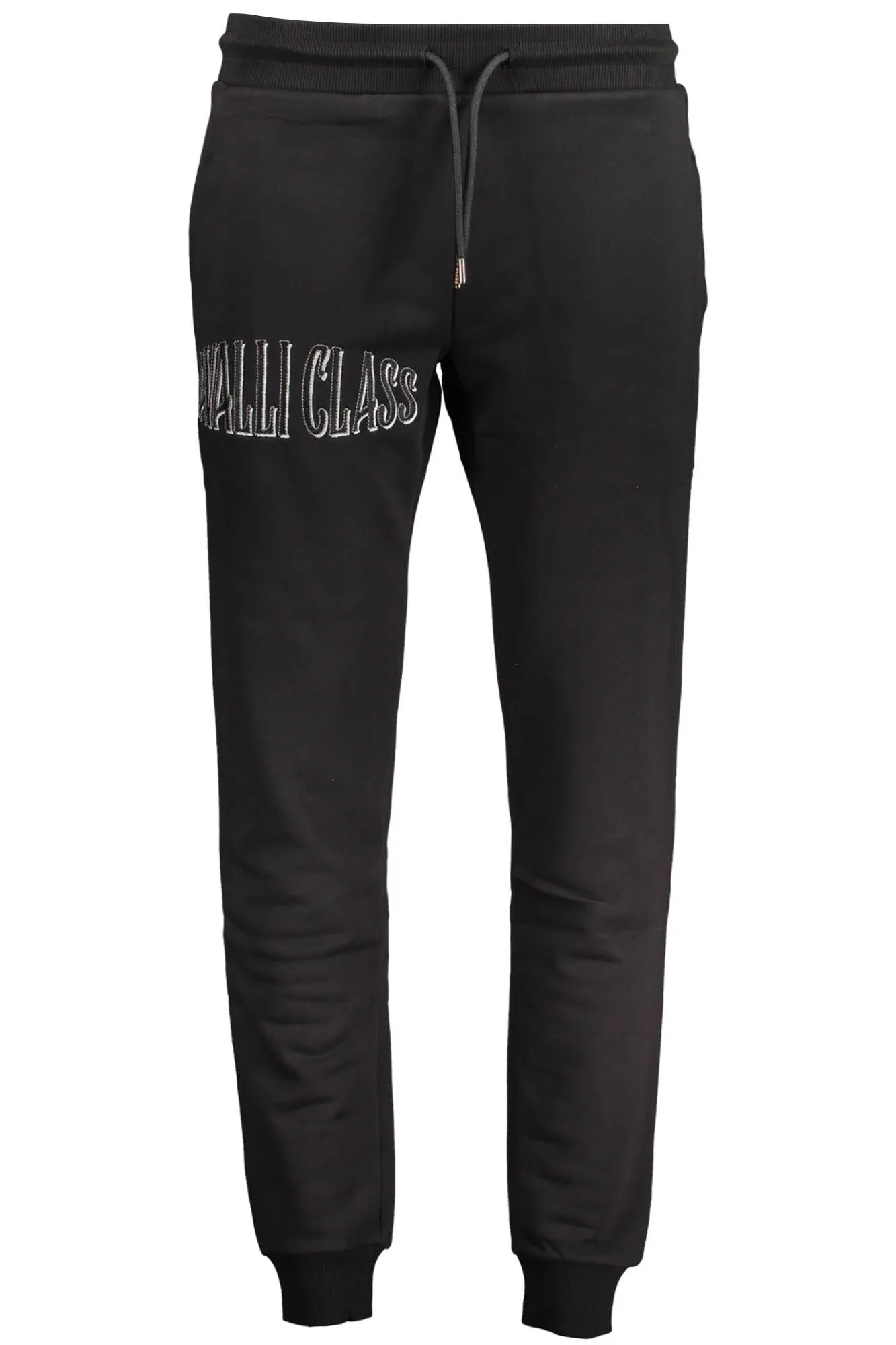 Cavalli Class Black Cotton Men Pants