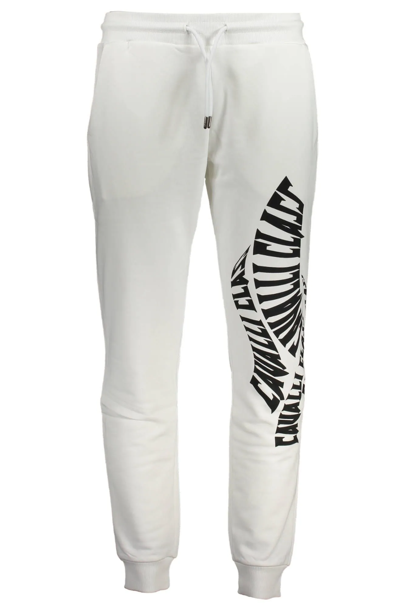 Cavalli Class White Cotton Men Trouser
