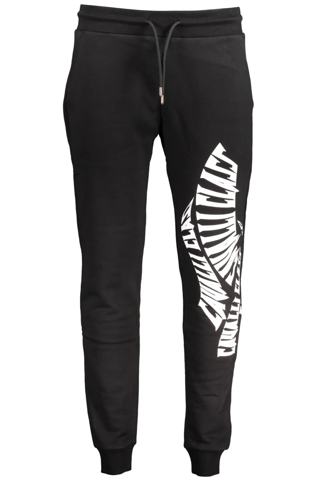 Cavalli Class Black Cotton Men Trouser