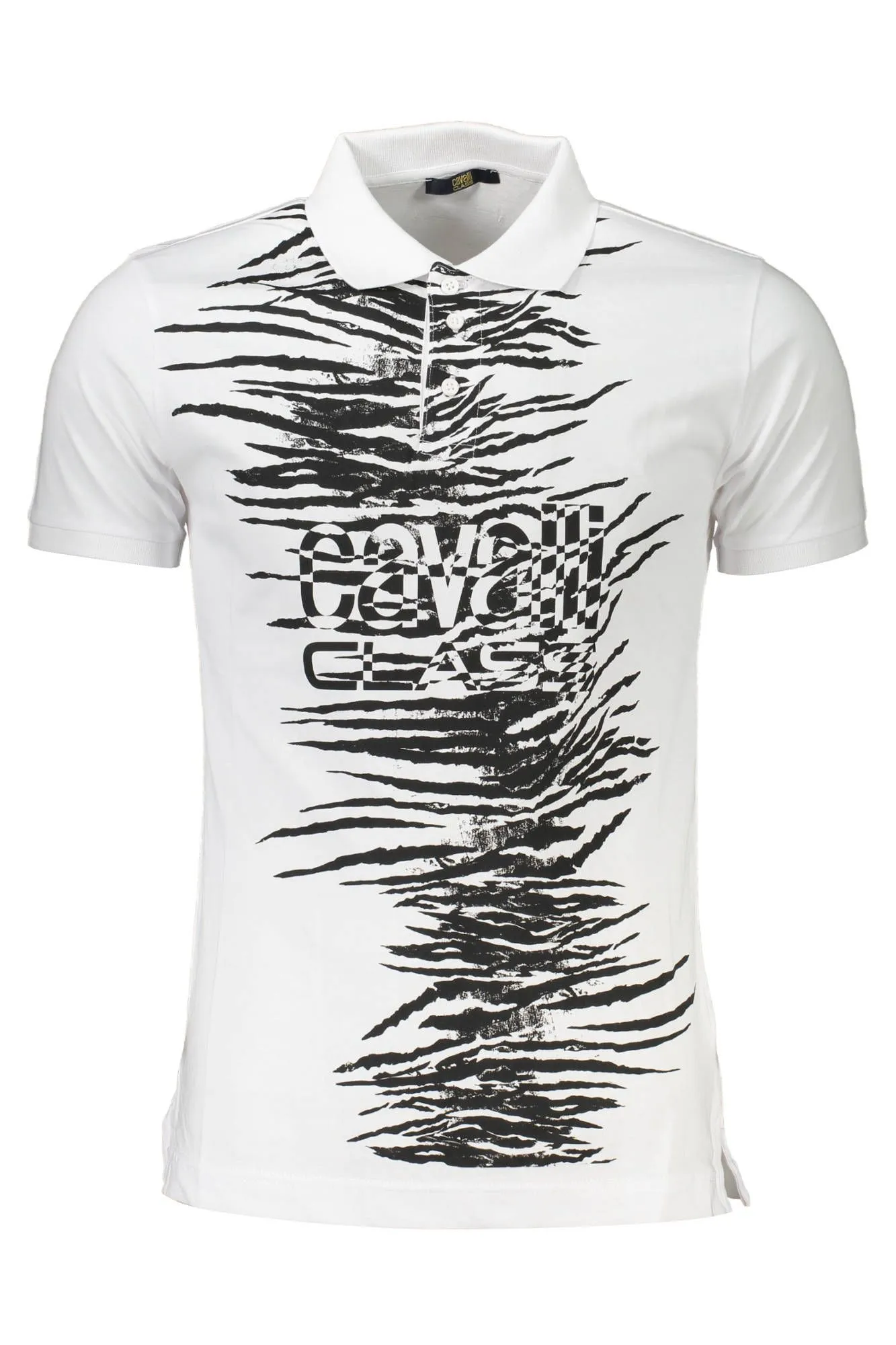 Cavalli Class White Cotton Men Polo
