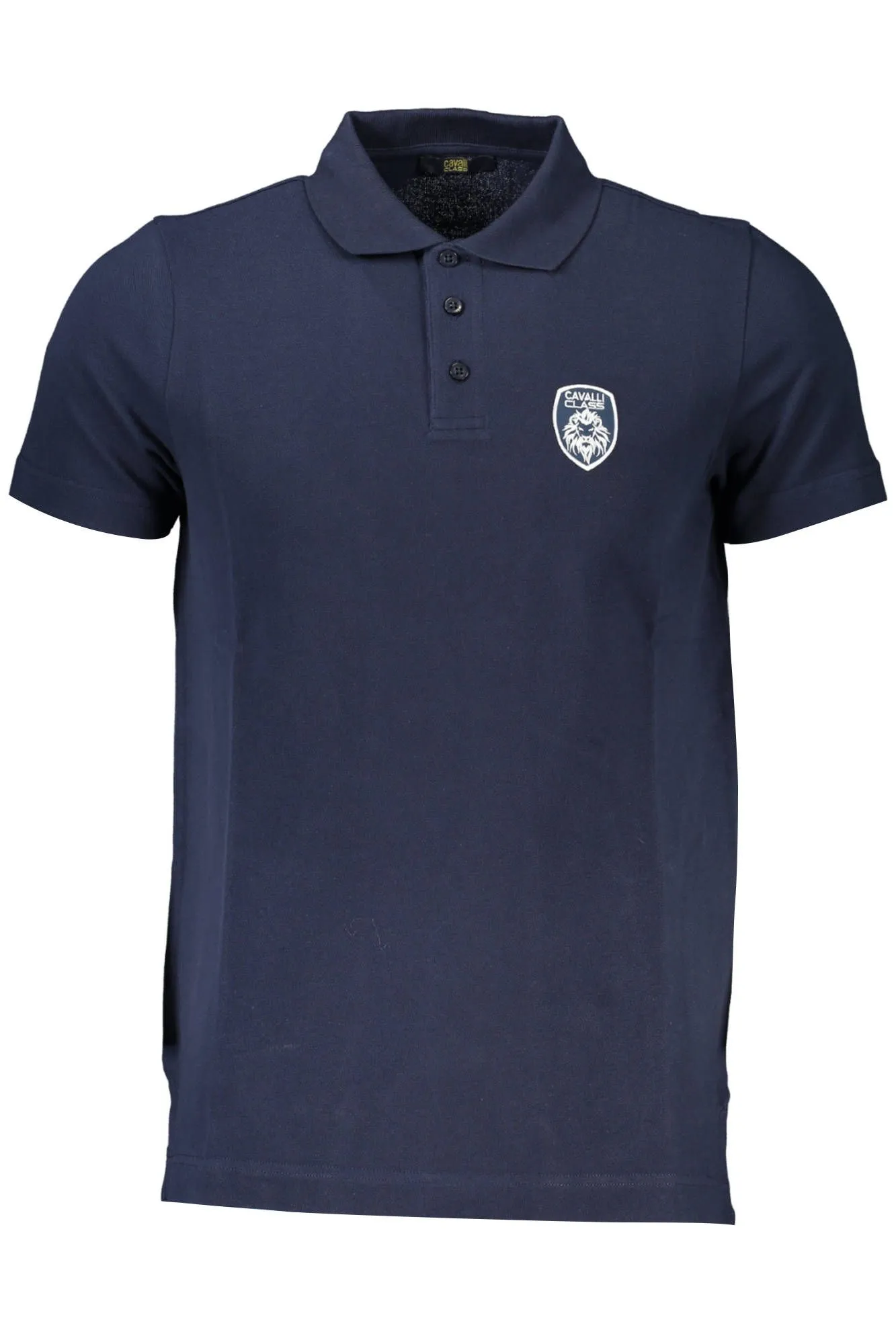 Cavalli Class Blue Cotton Men Polo