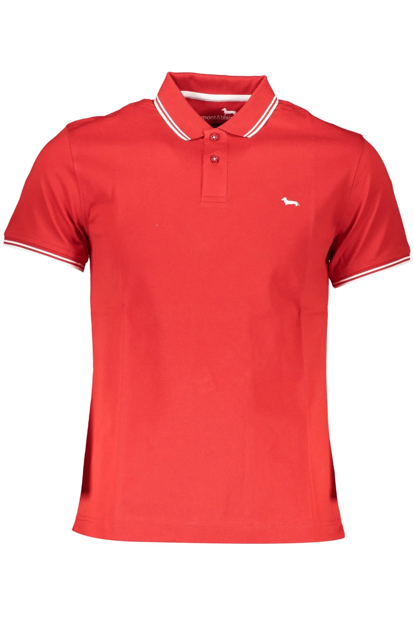 Harmont & Blaine Red Cotton Men Polo Shirt
