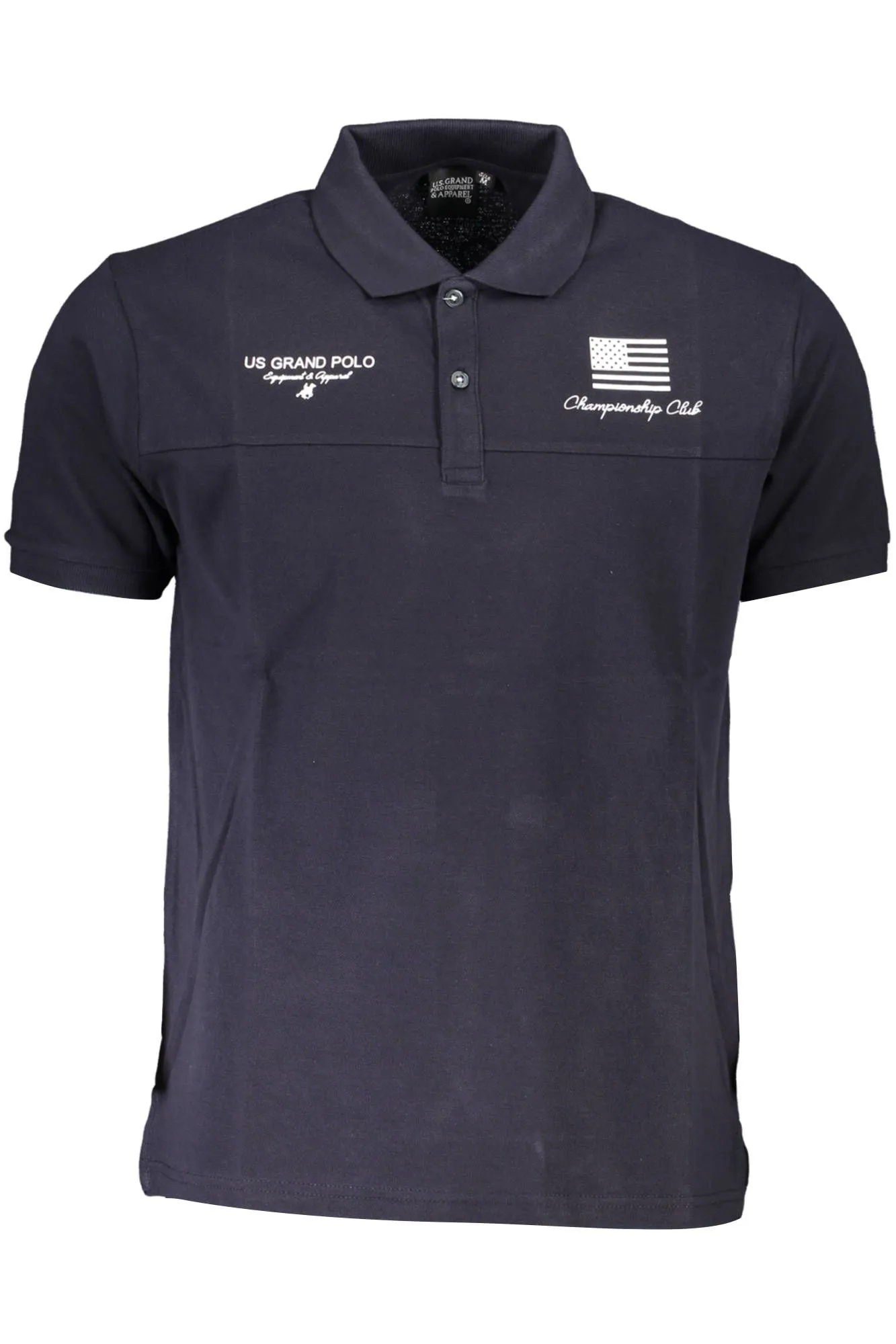 U.S. Grand Polo Blue Cotton Men Polo Shirt
