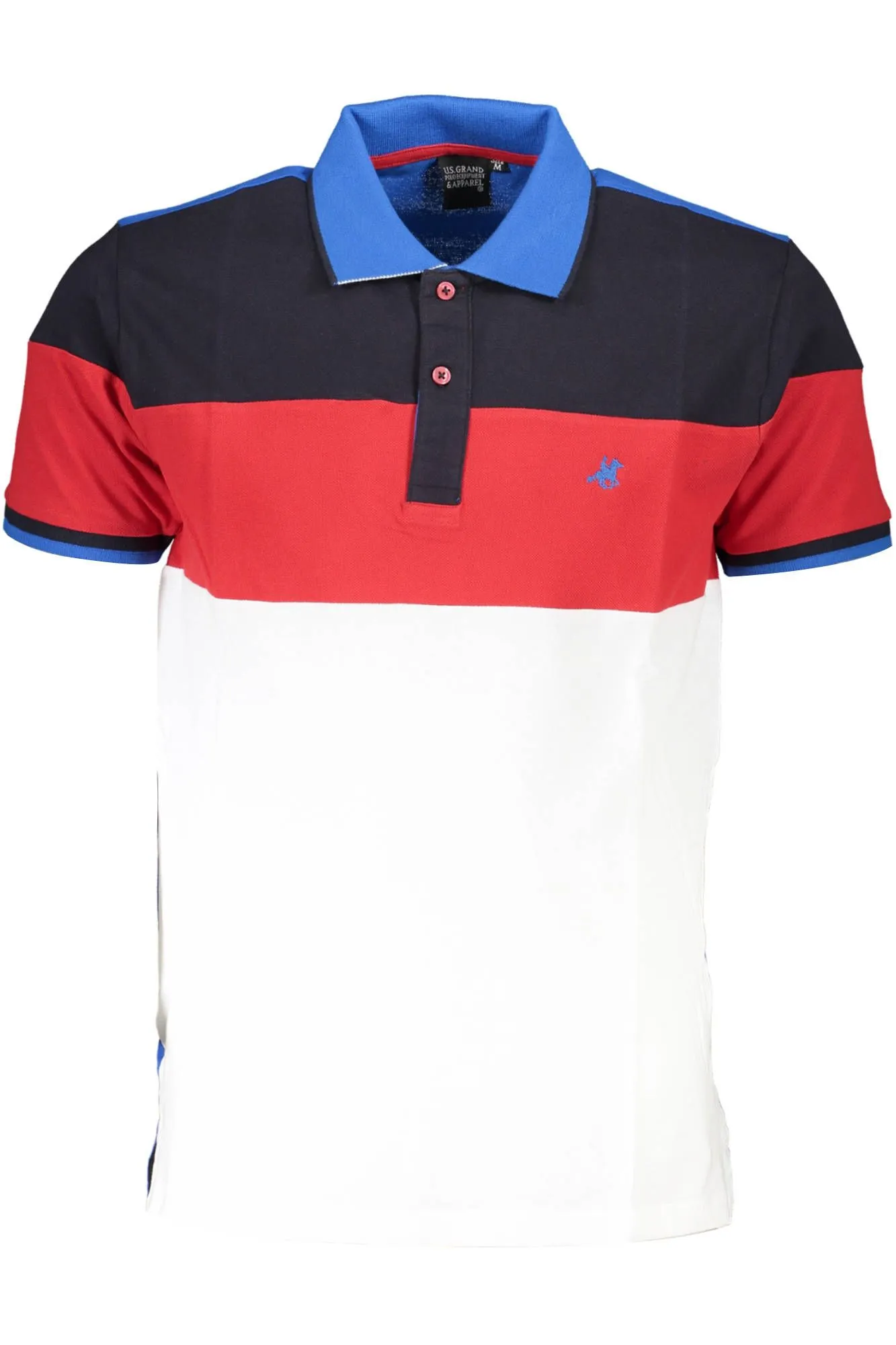 U.S. Grand Polo Blue Cotton Men Polo Shirt