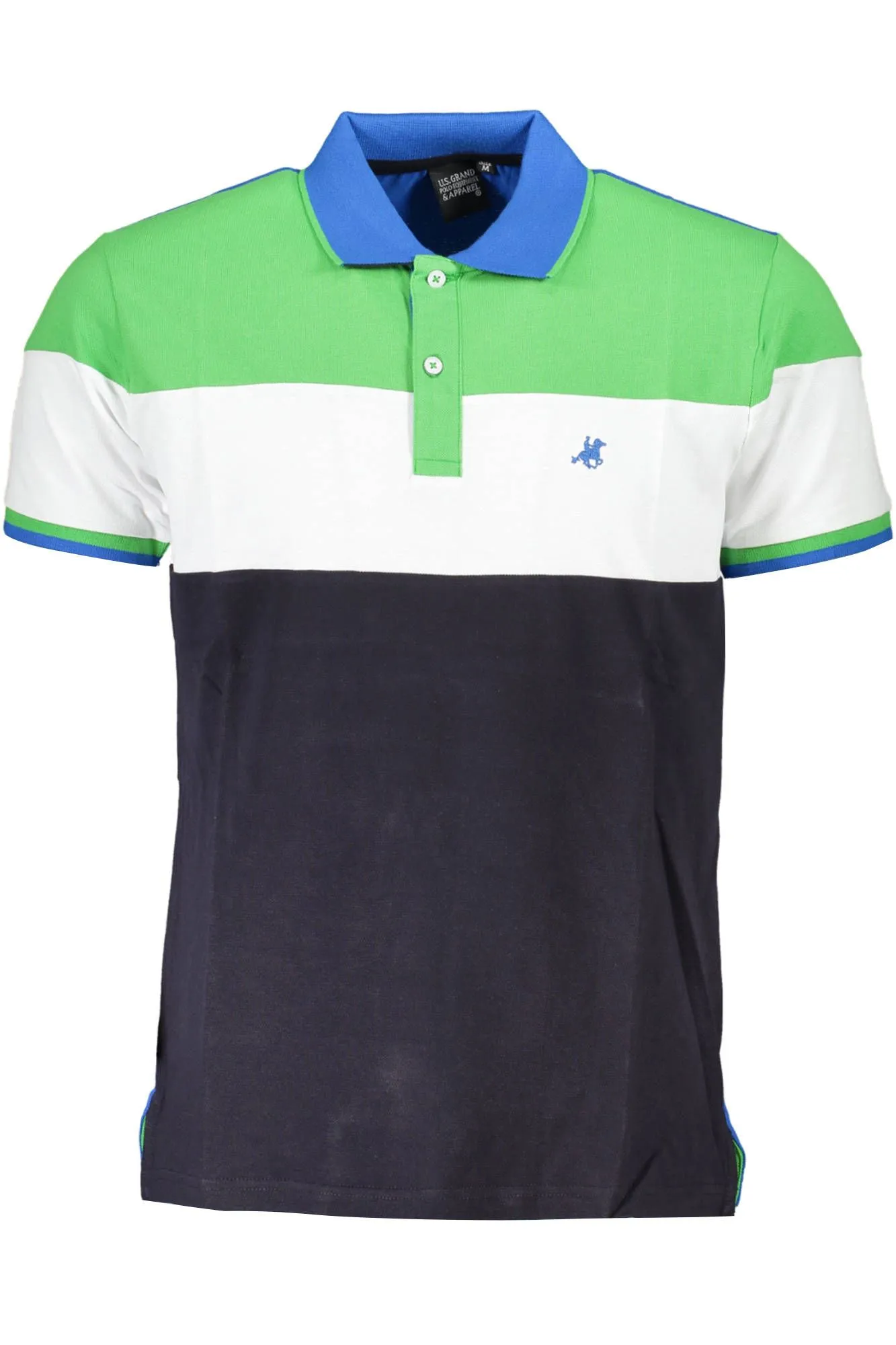 U.S. Grand Polo Green Cotton Men Polo Shirt