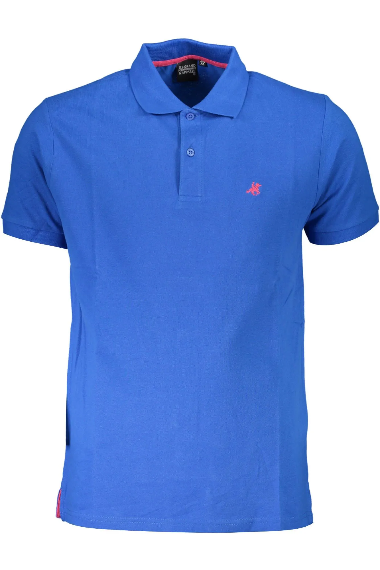 U.S. Grand Polo Blue Cotton Men Polo Shirt