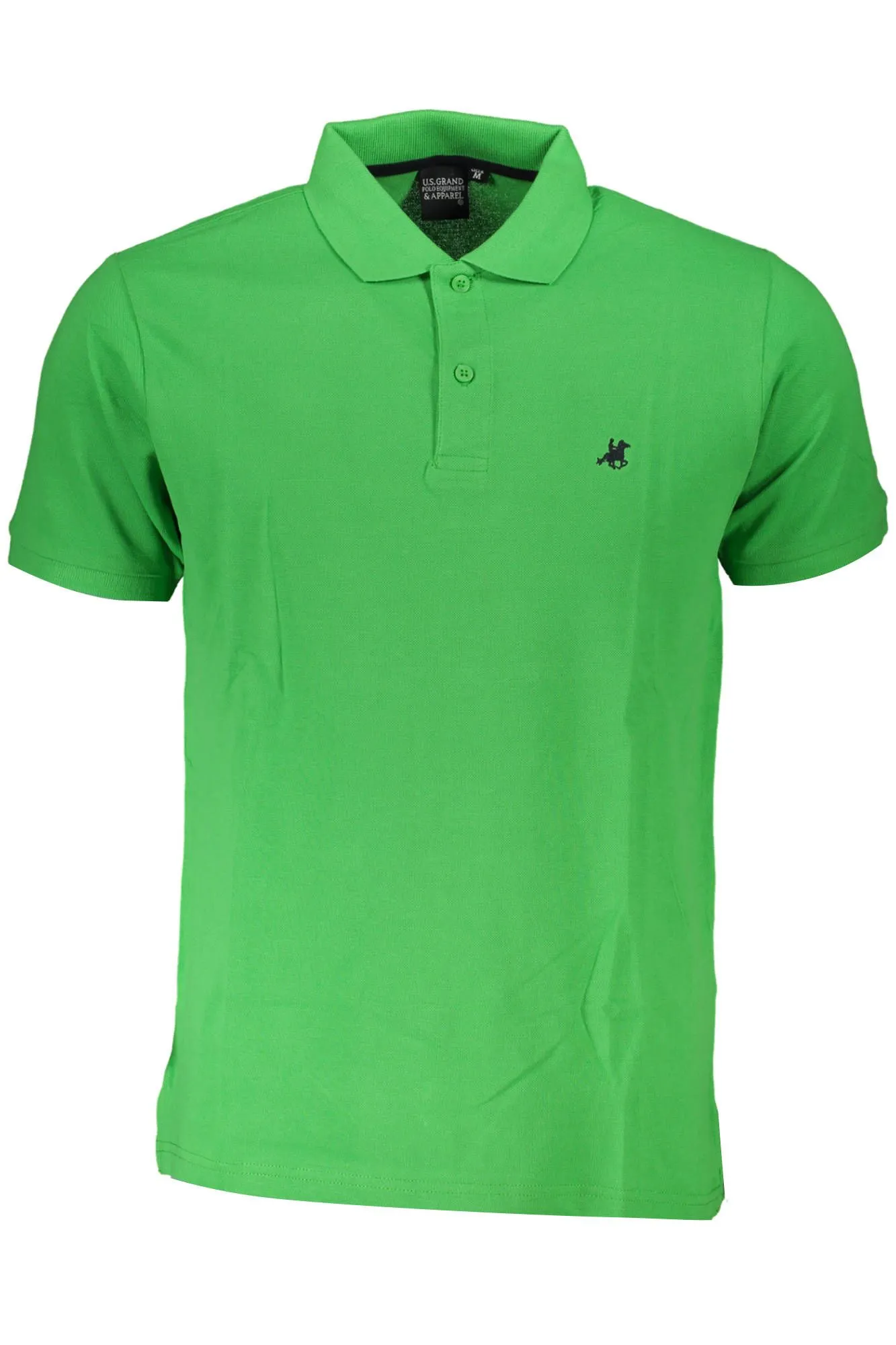 U.S. Grand Polo Green Cotton Men Polo Shirt